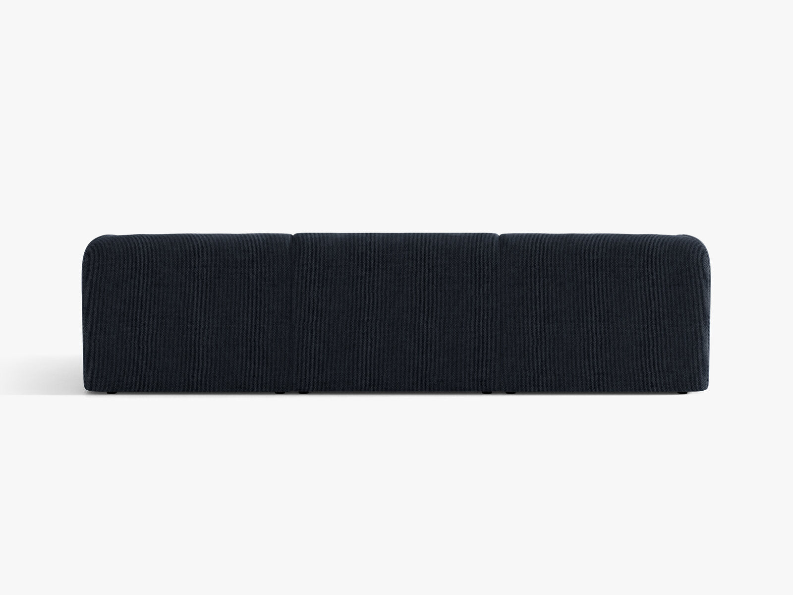 Micadoni Sofa Miley 3-Sitzer Chenille Eden Marineblau