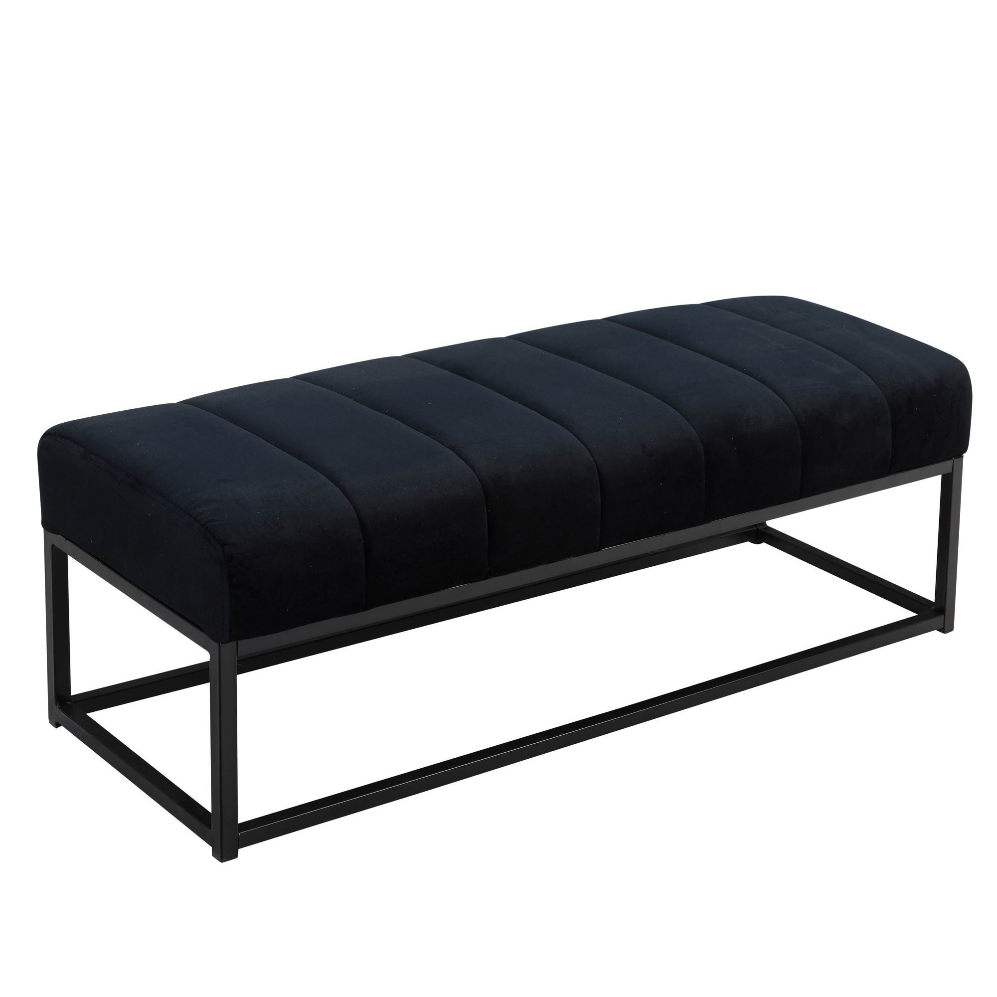 Sitzbank Hitra Polster Schwarz 108 × 40 × 40 cm
