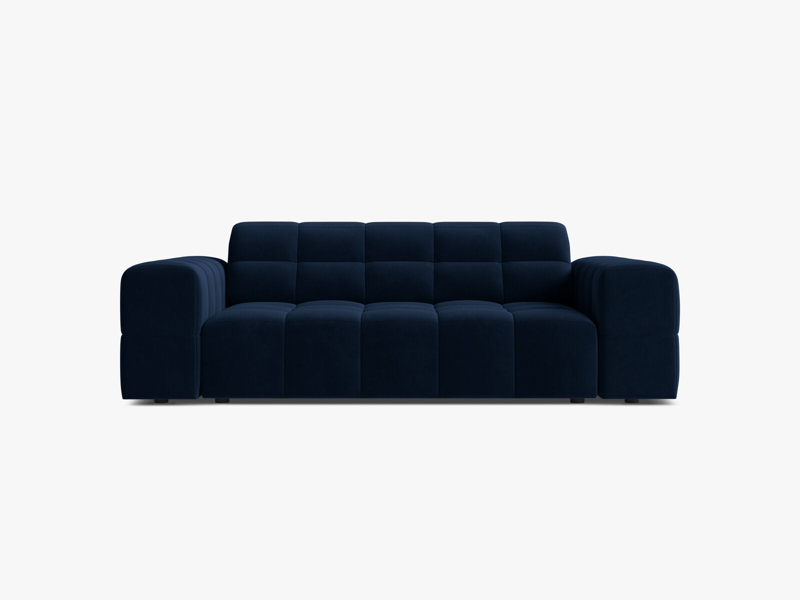 Micadoni Jennifer Sofa 2-Sitzer Samt Bluvel Königsblau