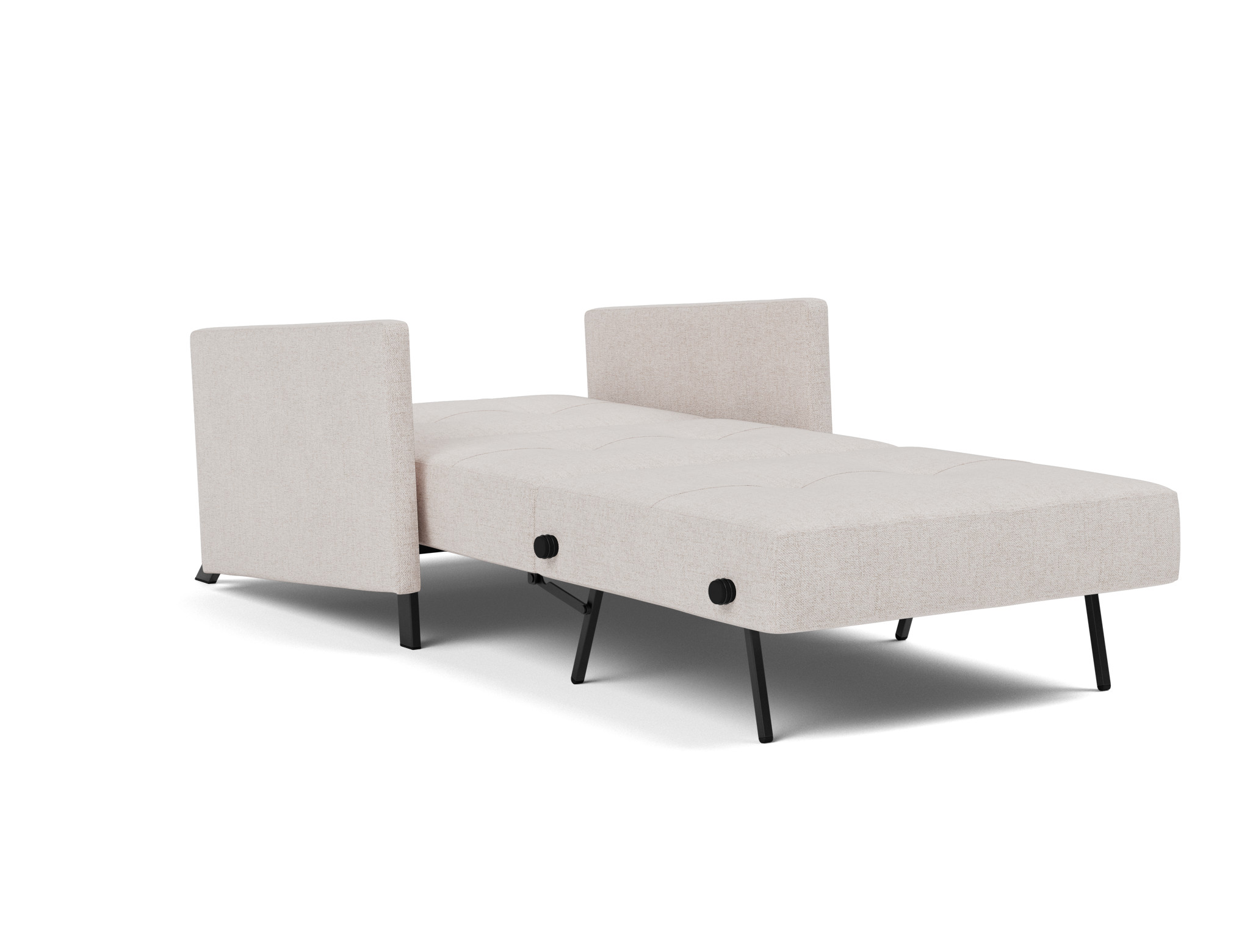 Schlafsessel Cubed 90 mit Armlehnen Strukturierter Stoff Weda 300-Weda-Sand