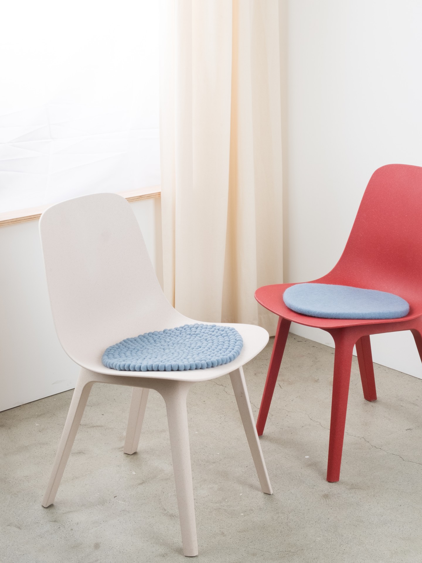 myfelt Mia - Flache Sitzauflage rund