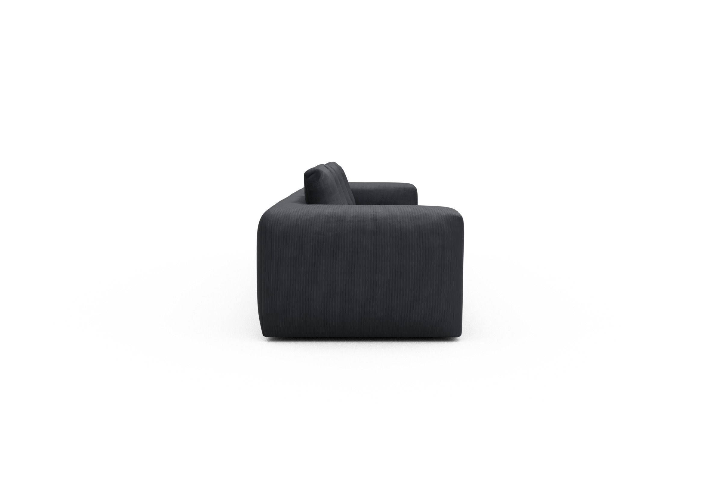 Sofa Modulares XXL Sofa Fred 5-Sitzer Cordufine-Slate-Grey