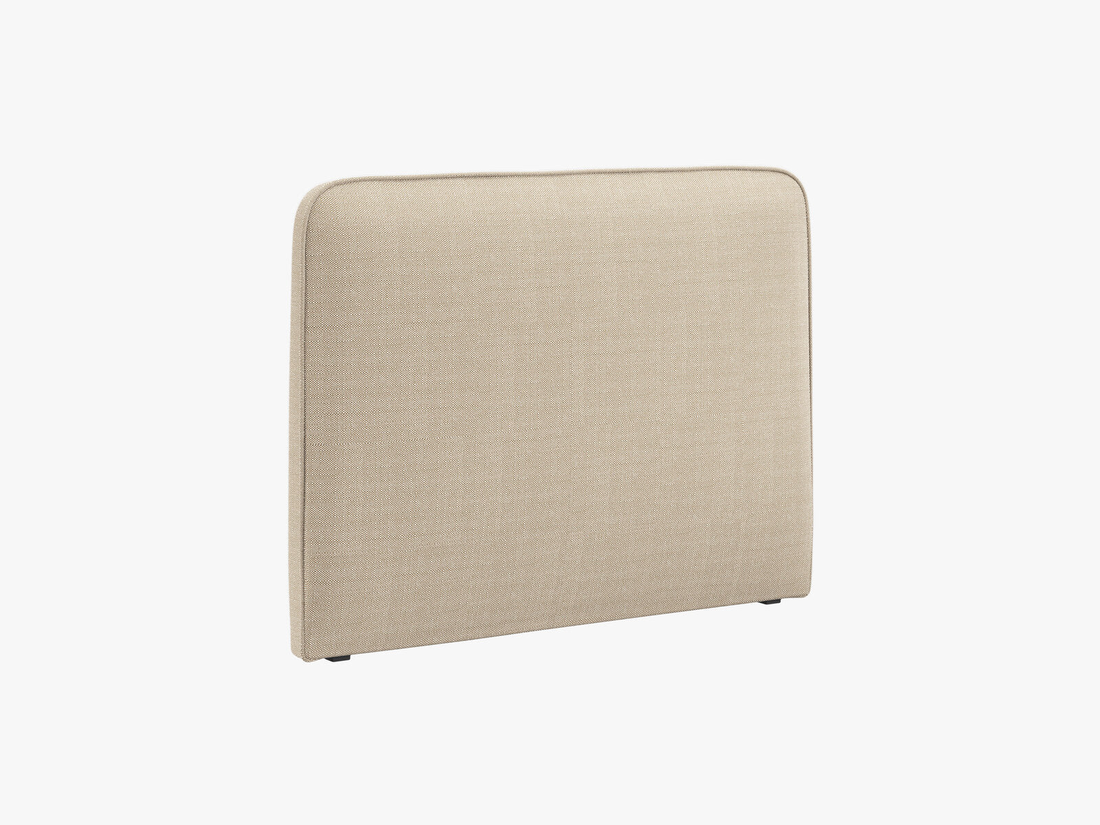 Micadoni Jamie Polster-Kopfteil Strukturierter Stoff Babel Beige 200x120