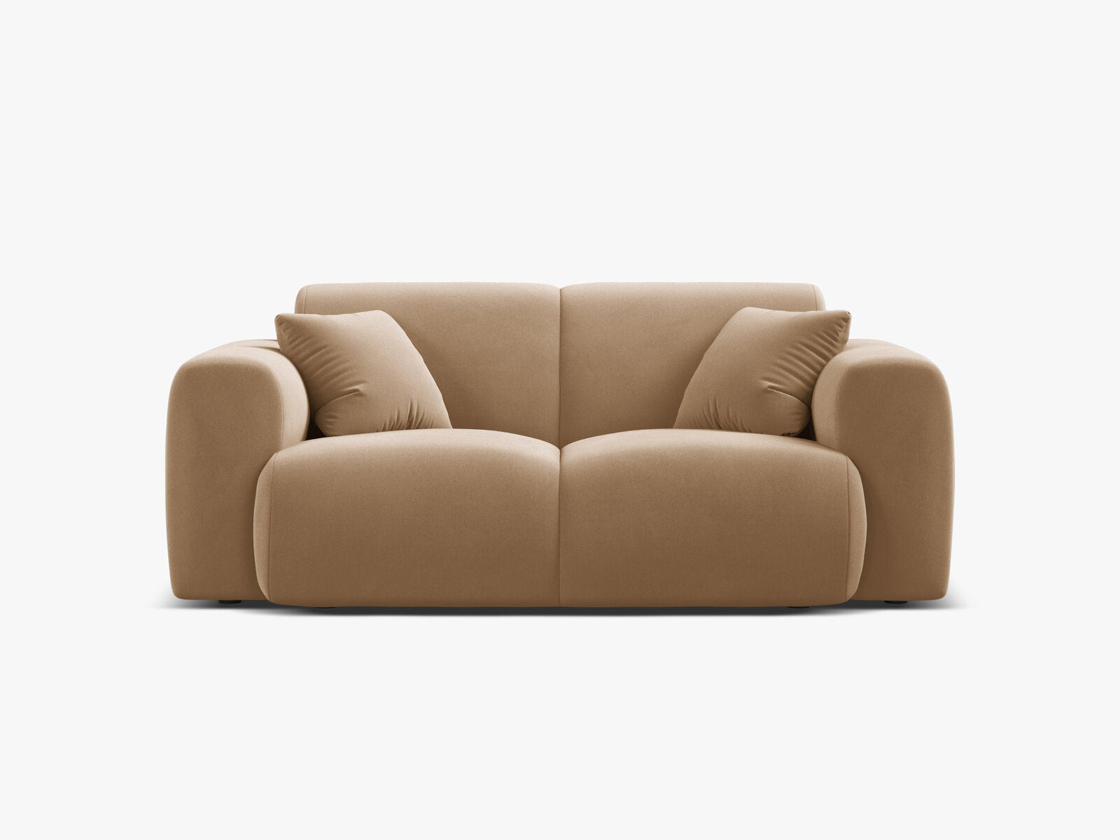 Micadoni Sofa Molino 2-Sitzer Samt Casino Sand