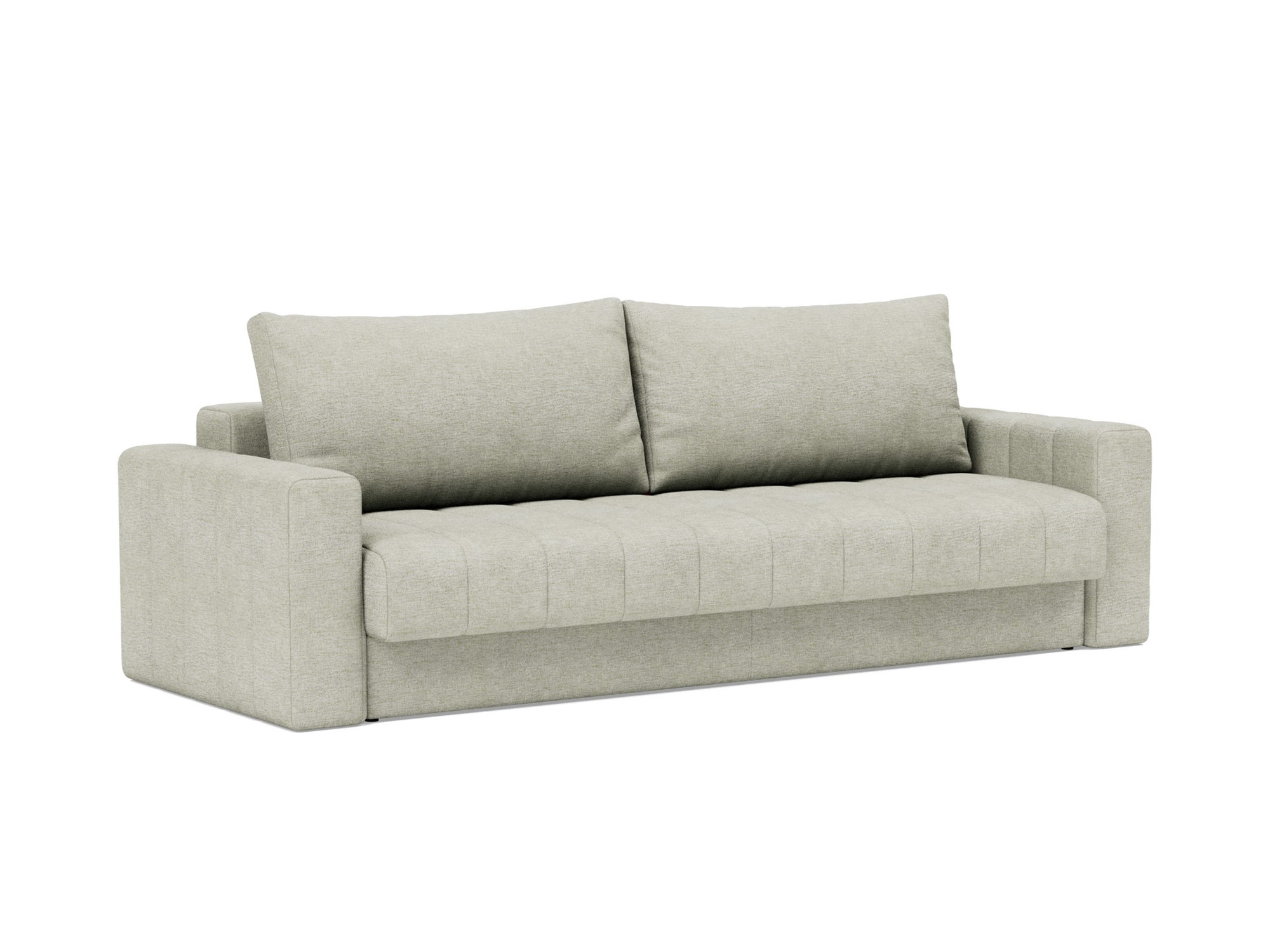 Schlafsofa Akello mit Armlehnen Flachgewebe Avella 280-Sand