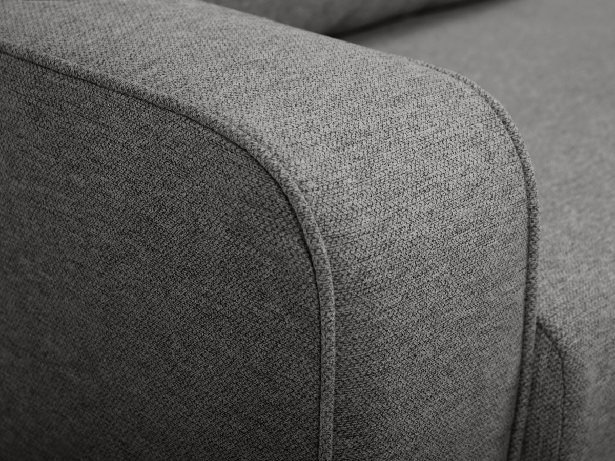 Bobochic Come Schlafsofa 2-Sitzer Melange-Stoff Dunkelgrau