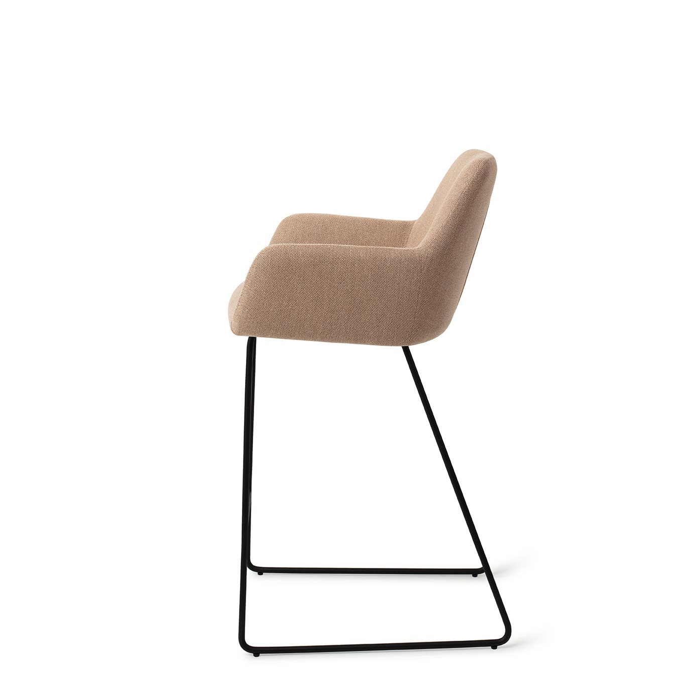 Jesper Home Barhocker Hiroo Whisper-Wheat Slide Schwarz Barhöhe (75cm)