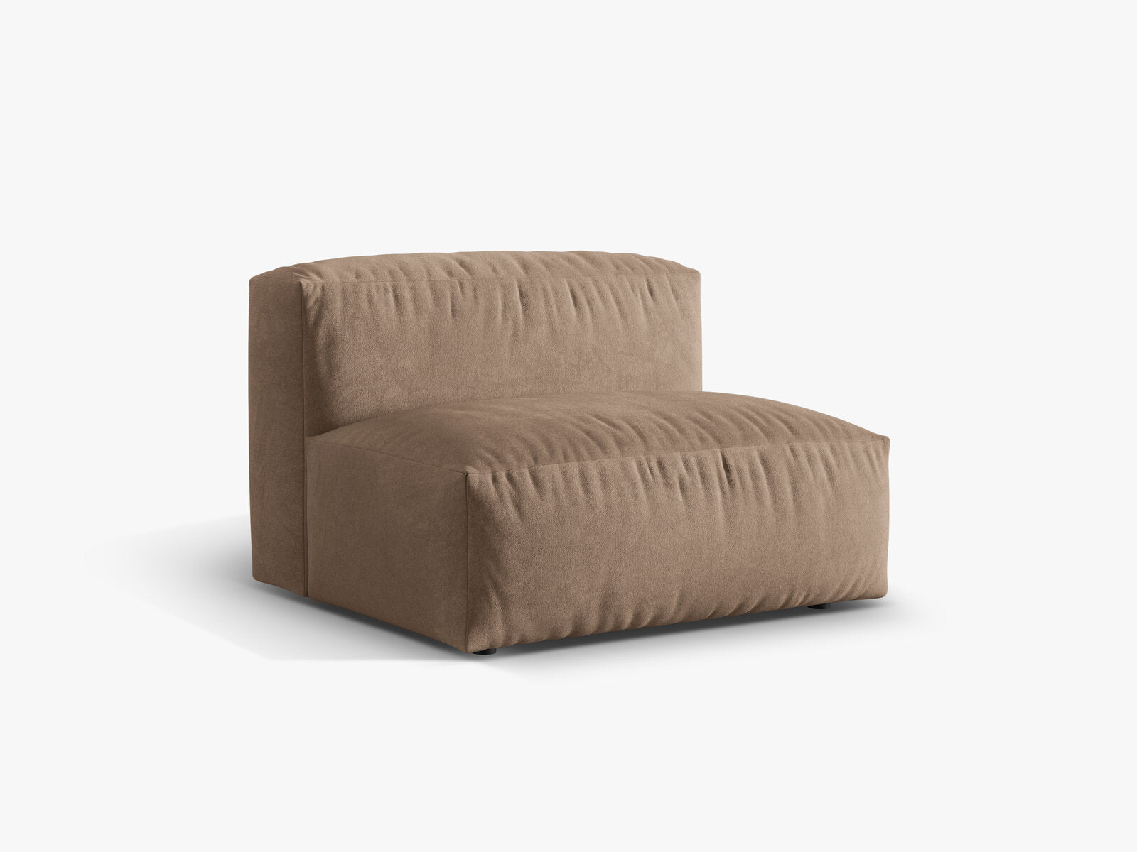 Micadoni Modul Martina 1-Sitzer Samt Vogue Dunkelbeige