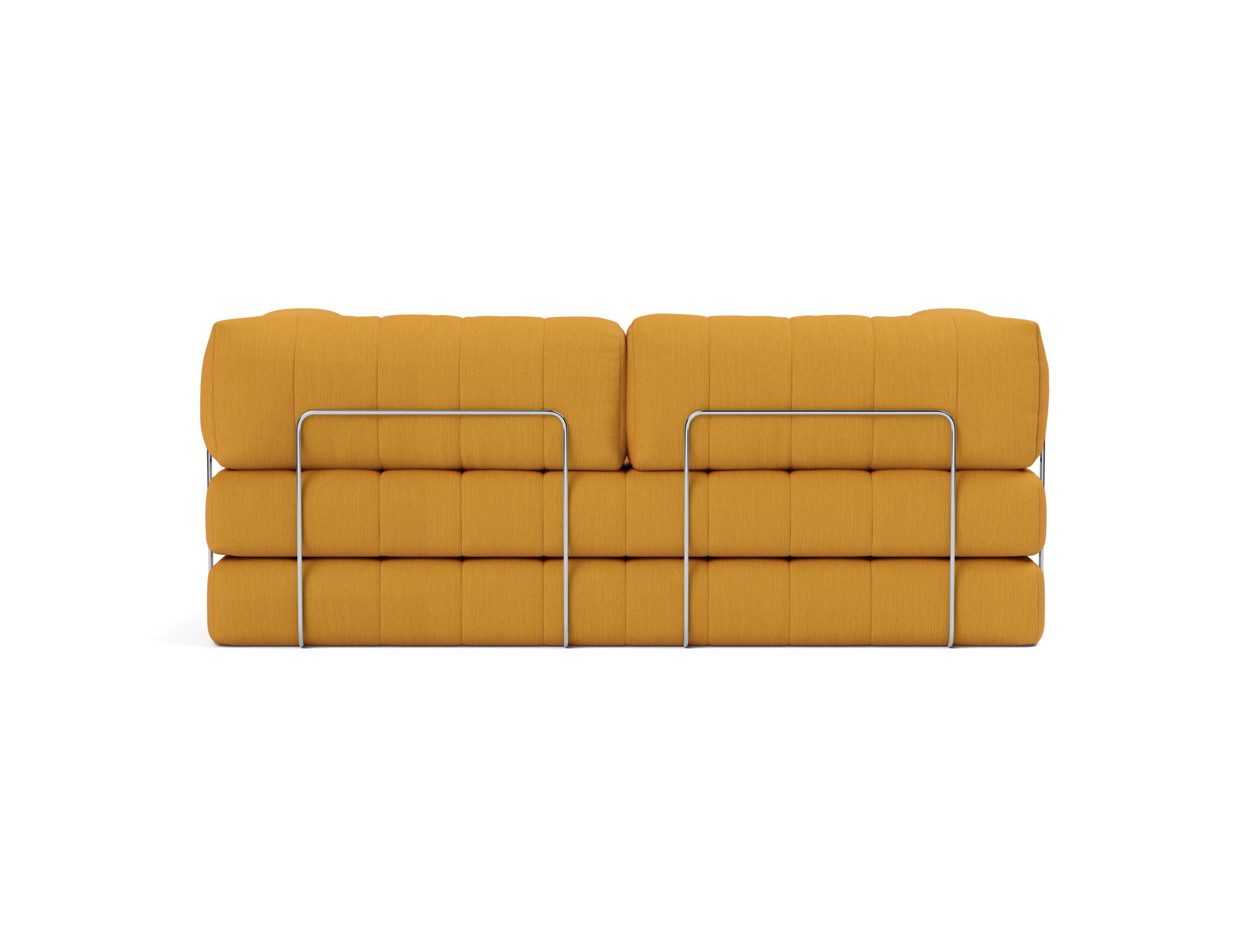 Schlafsofa CozyPad mit Armlehnen Flachgewebe Elegance 507-Burned-Curry