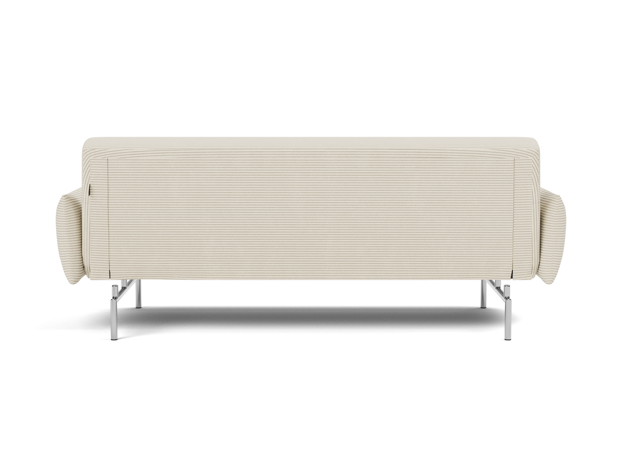 Schlafsofa Jillis mit Armlehnen Kord Corduroy 594-Ivory