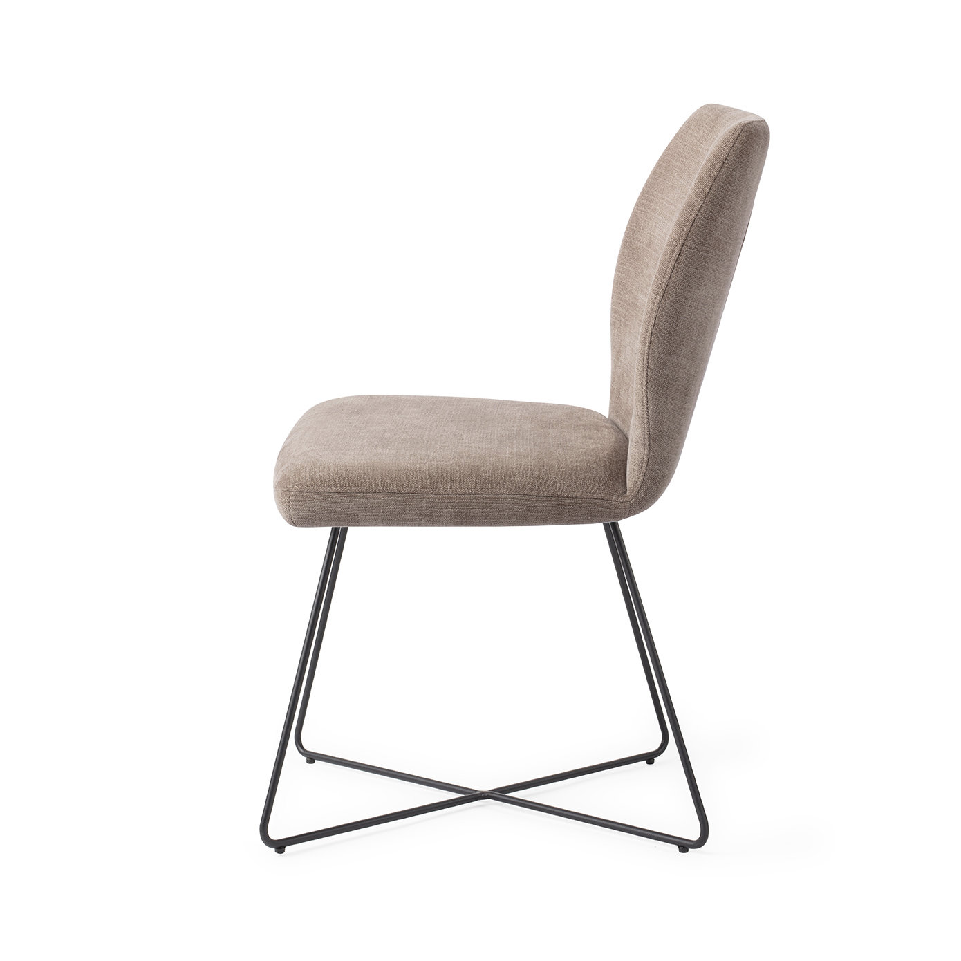 Jesper Home Esszimmerstuhl Ikata Mocha Mist Cross Schwarz