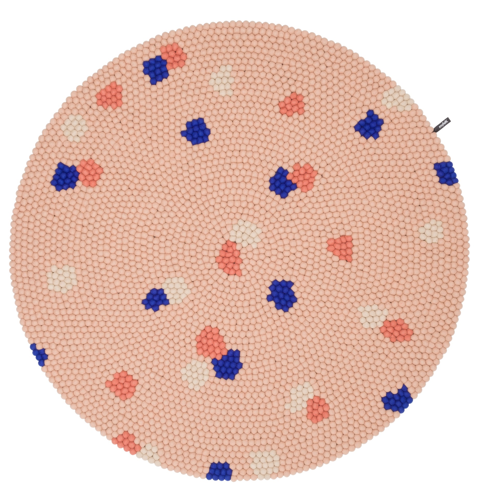 moebelfaktor Terra Rose Filzkugelteppich - 300 cm myfelt