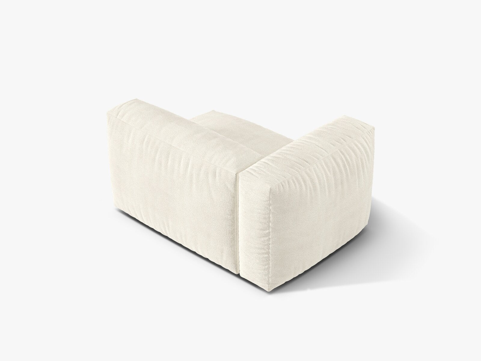 Micadoni Eckmodul Martina 1-Sitzer Links Boucle Monet Elfenbein