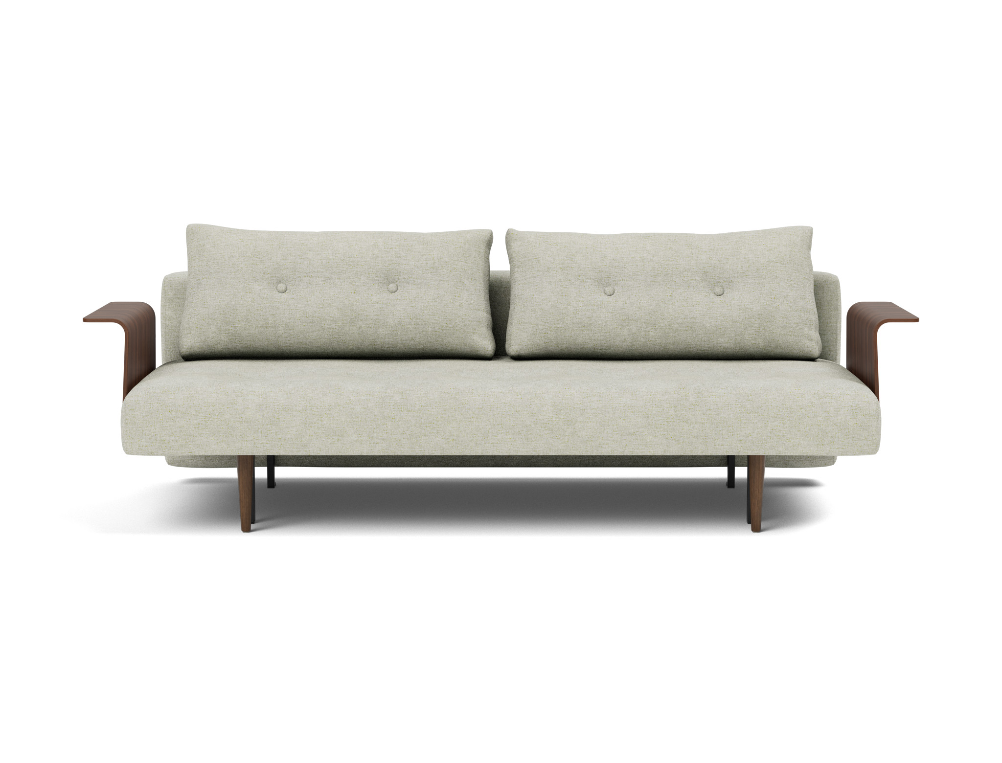 Schlafsofa Recast mit Armlehnen Flachgewebe Avella 280-Sand