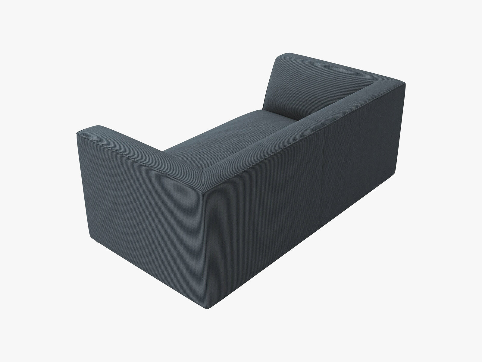 Micadoni Sofa Ruby 2-Sitzer Kord Scala Blau
