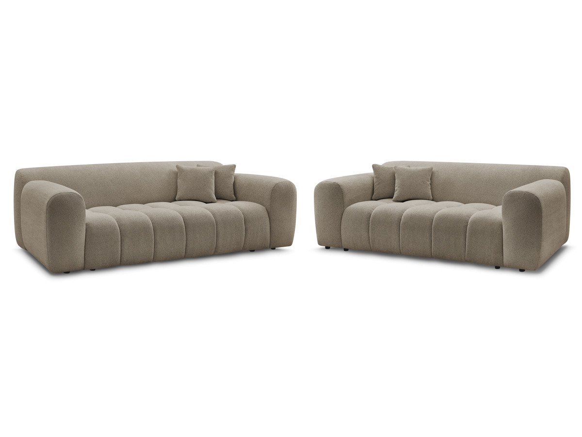 Melange-Stoff · Taupe