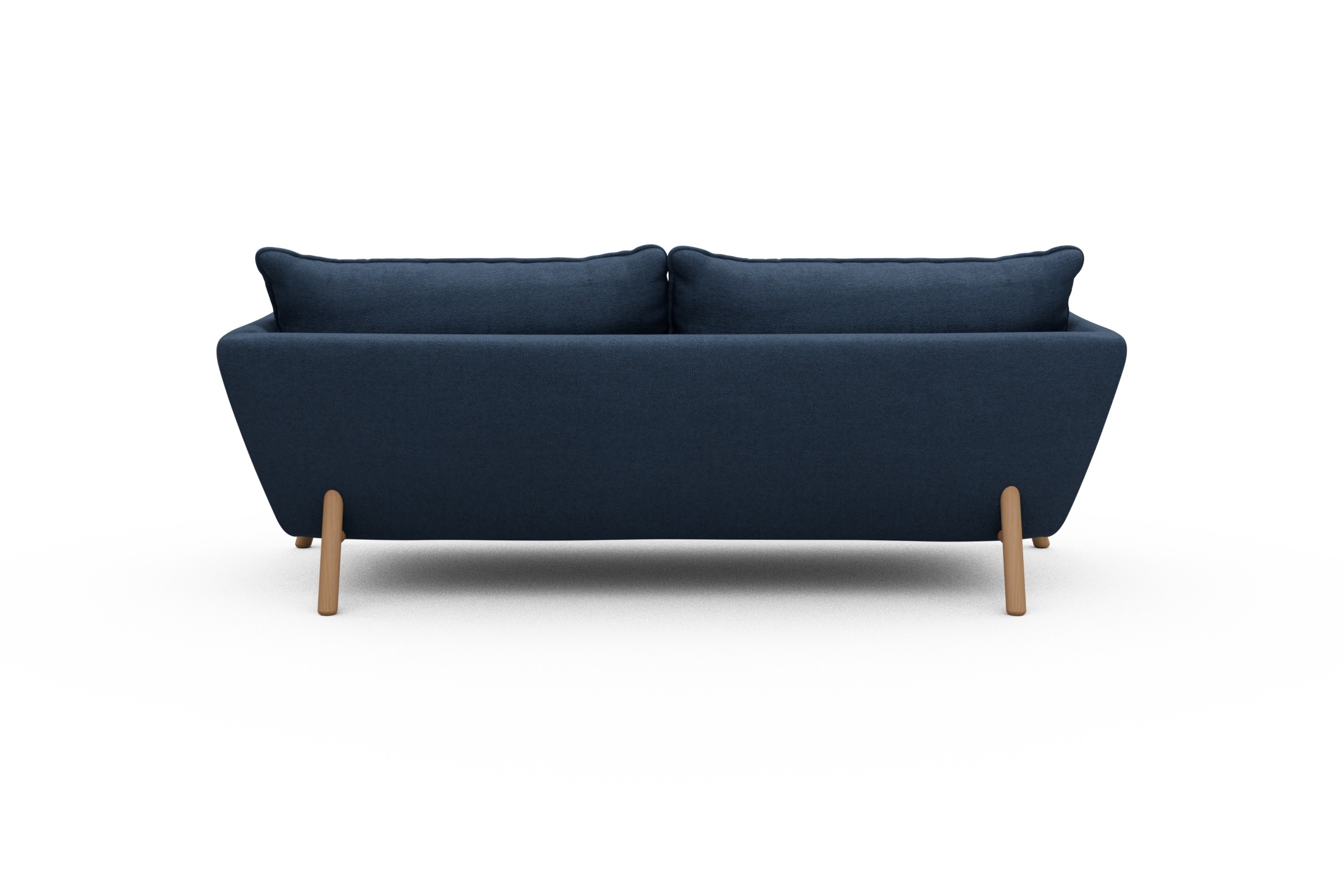 Sofa Emil PREMIUM 3-Sitzer Beinfarbe Eiche Natur Weda-Blue