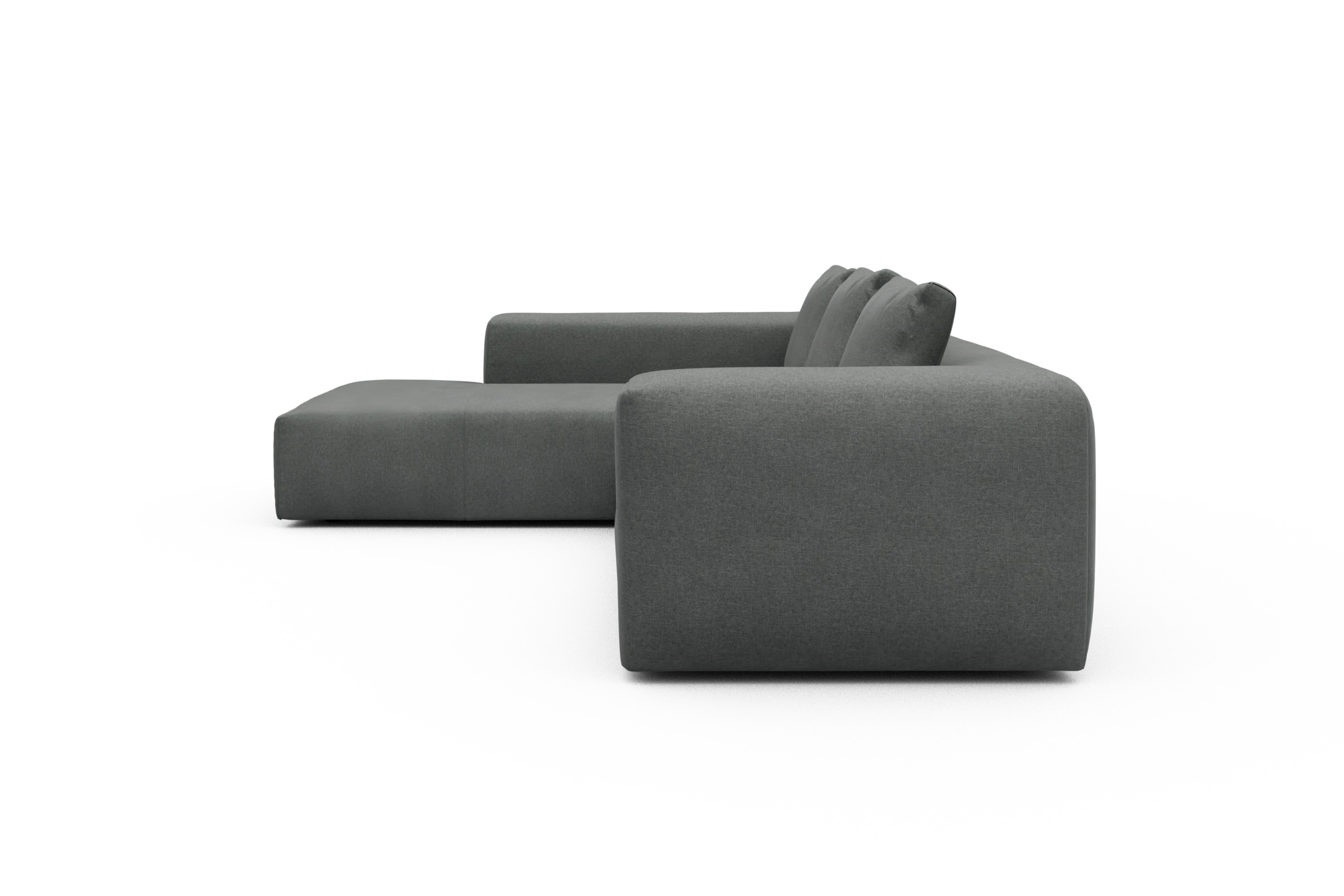Ecksofa Fred Relax-Ecke links mit 2,5-Sitzer Satya-Steel