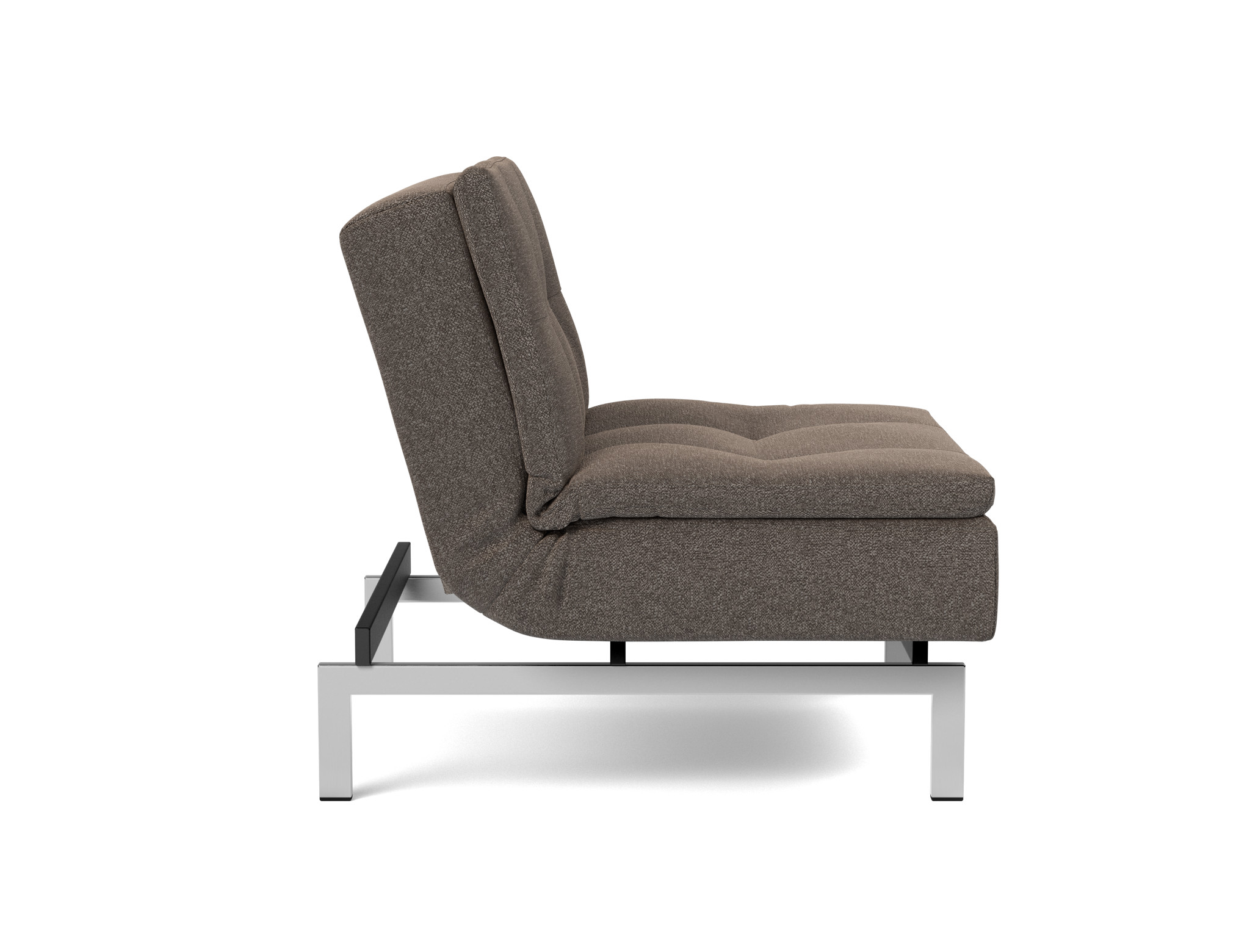Sessel Dublexo Boucle Skandi 530-Taupe Beine Chrom