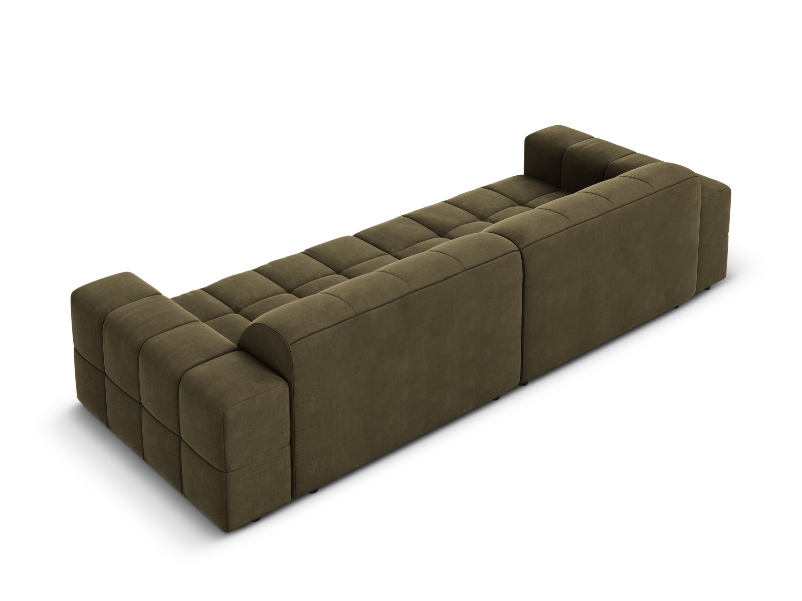 Cosmopolitan Design Sofa Chicago 4-Sitzer Samt Bluvel Grün