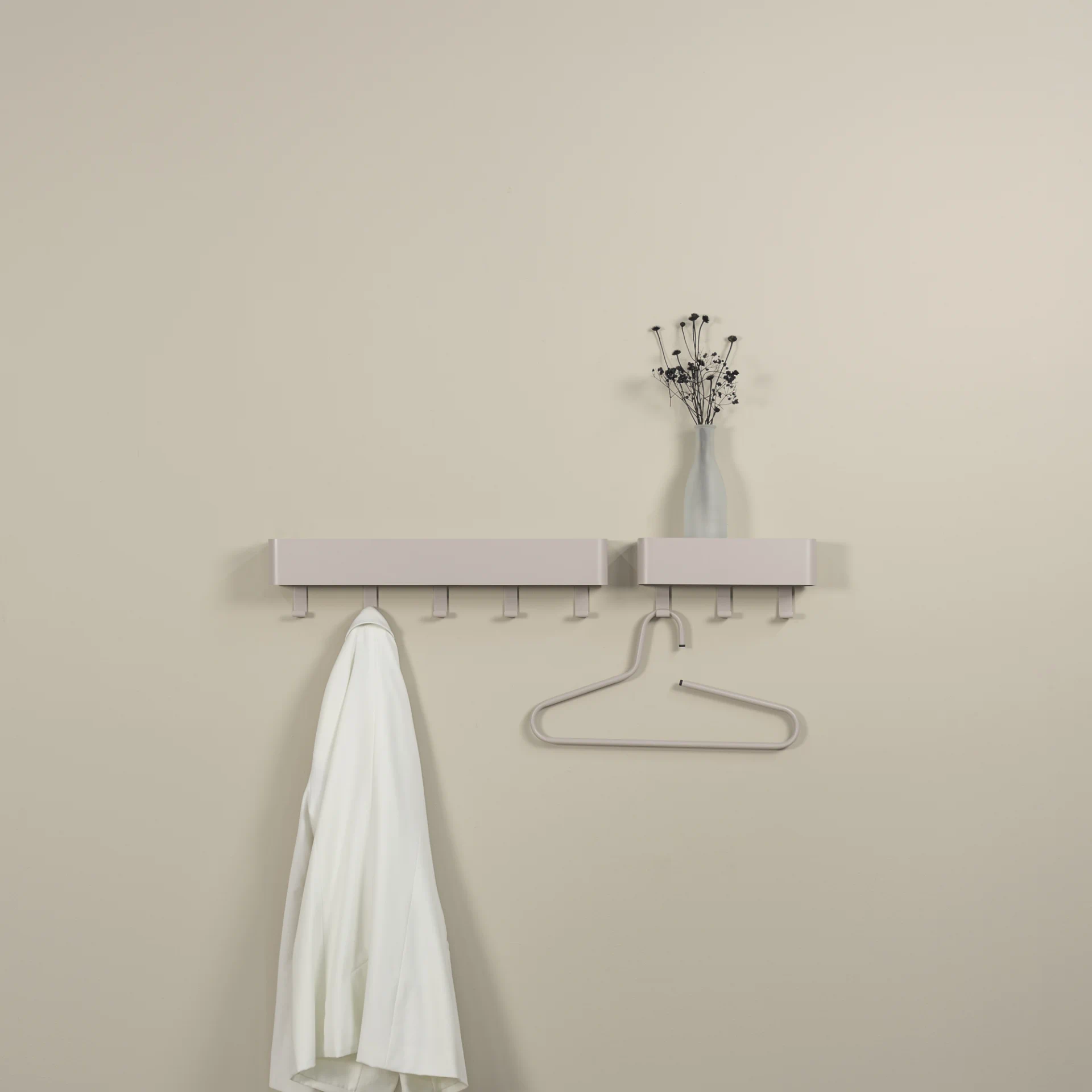 Spinder Design Wandgarderobe Dax Play 3 Silky Taupe