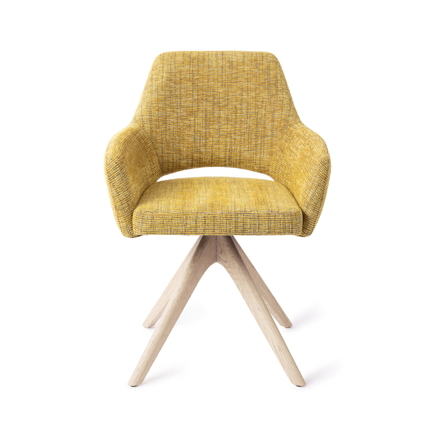 Jesper Home Esszimmerstuhl Yanai Lemon Lines Revolve Eiche gebleicht
