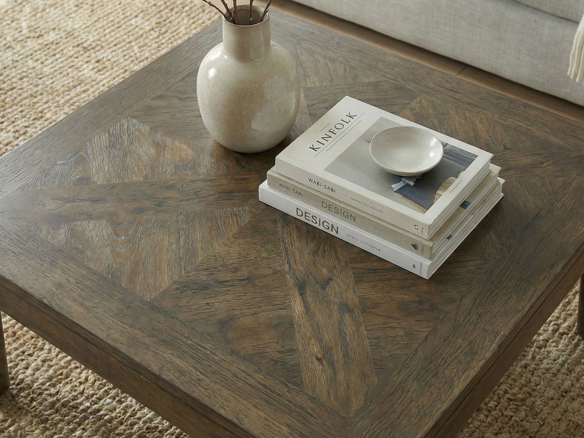 Couchtisch Snarum Mango Massivholz 60 × 60 × 32 cm