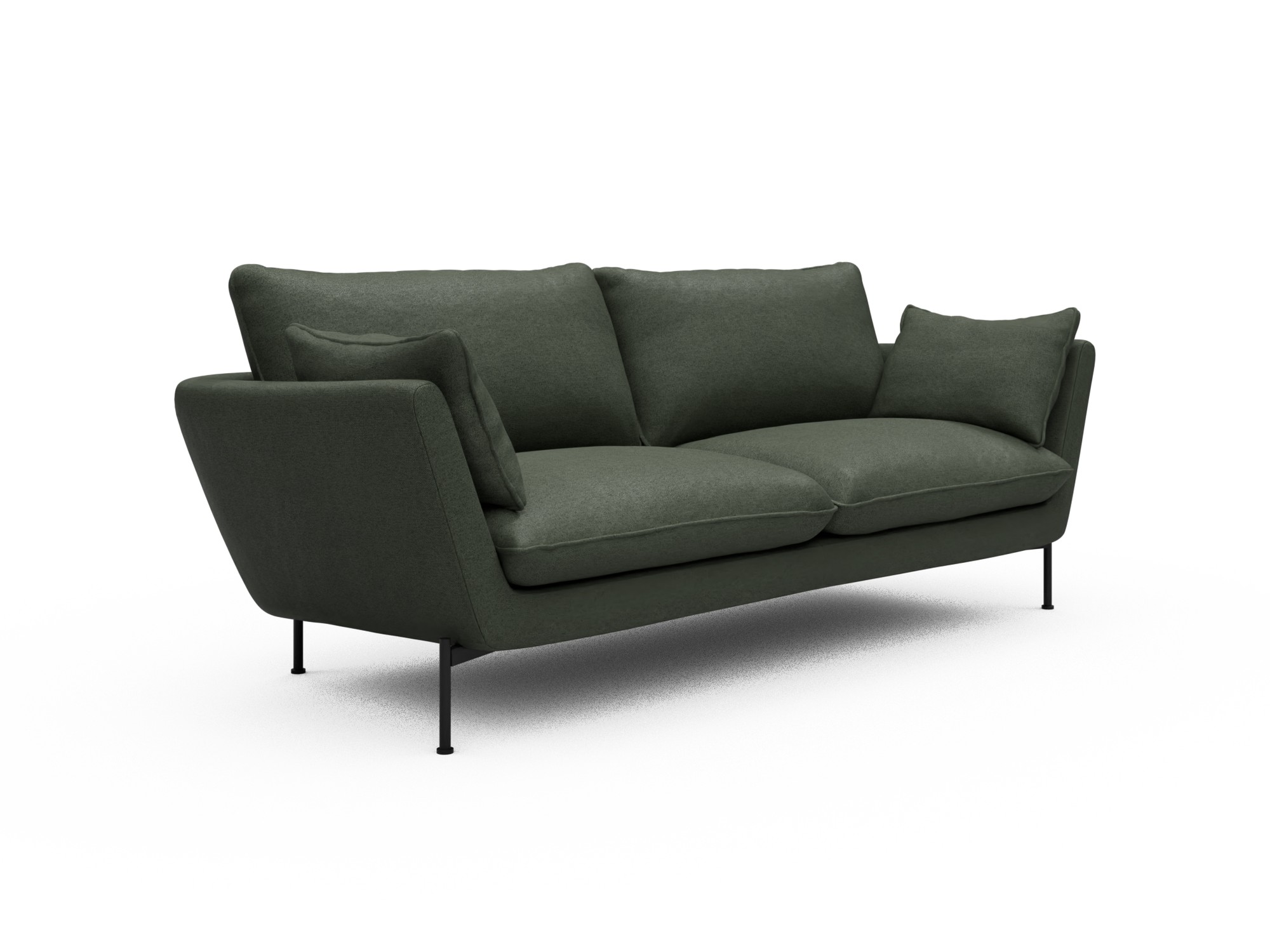 Skandi Home Sofa Anton 3-Sitzer Denari-Forest-Green moebelfaktor