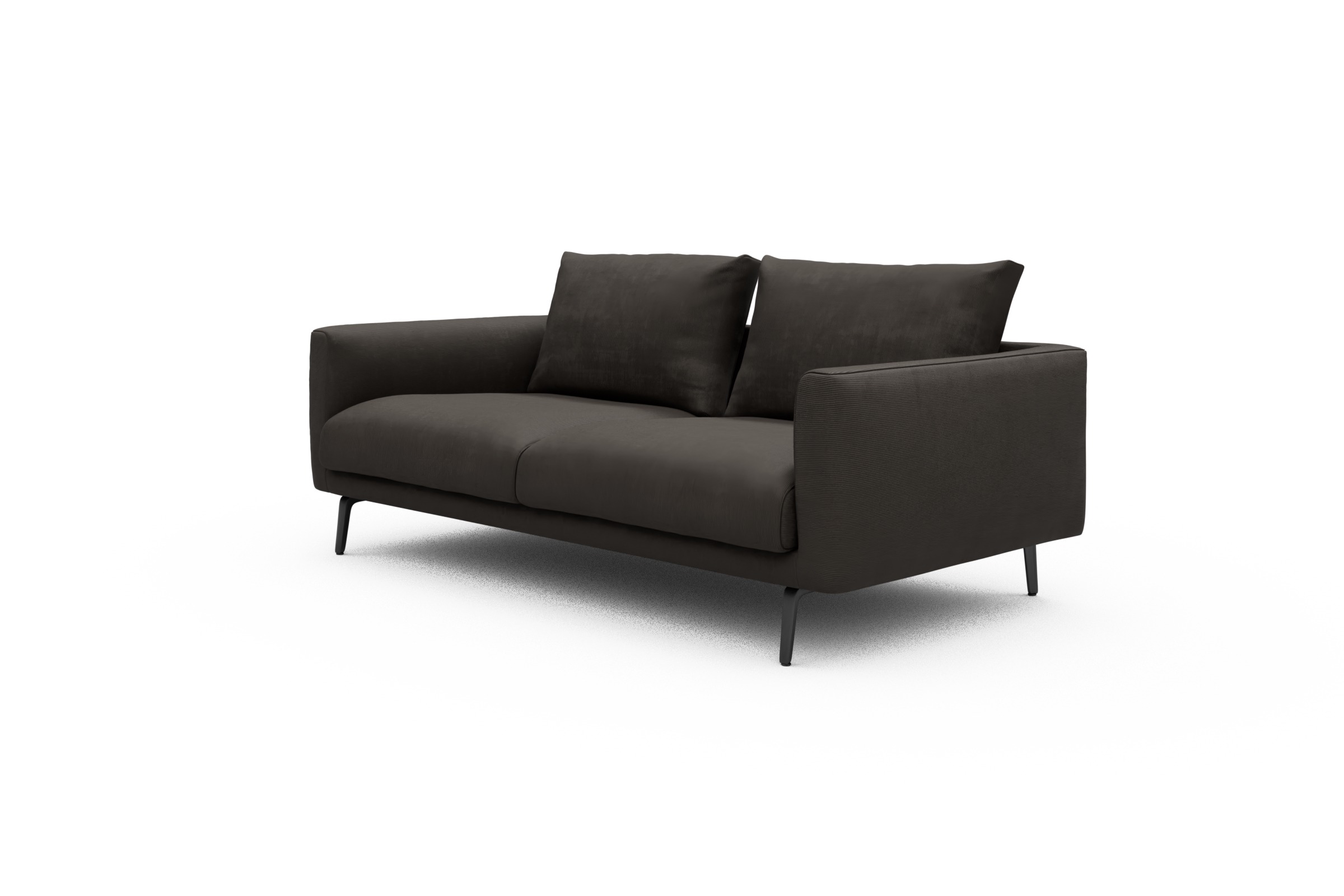 Sofa Karl 2-5-Sitzer Cordufine-Taupe