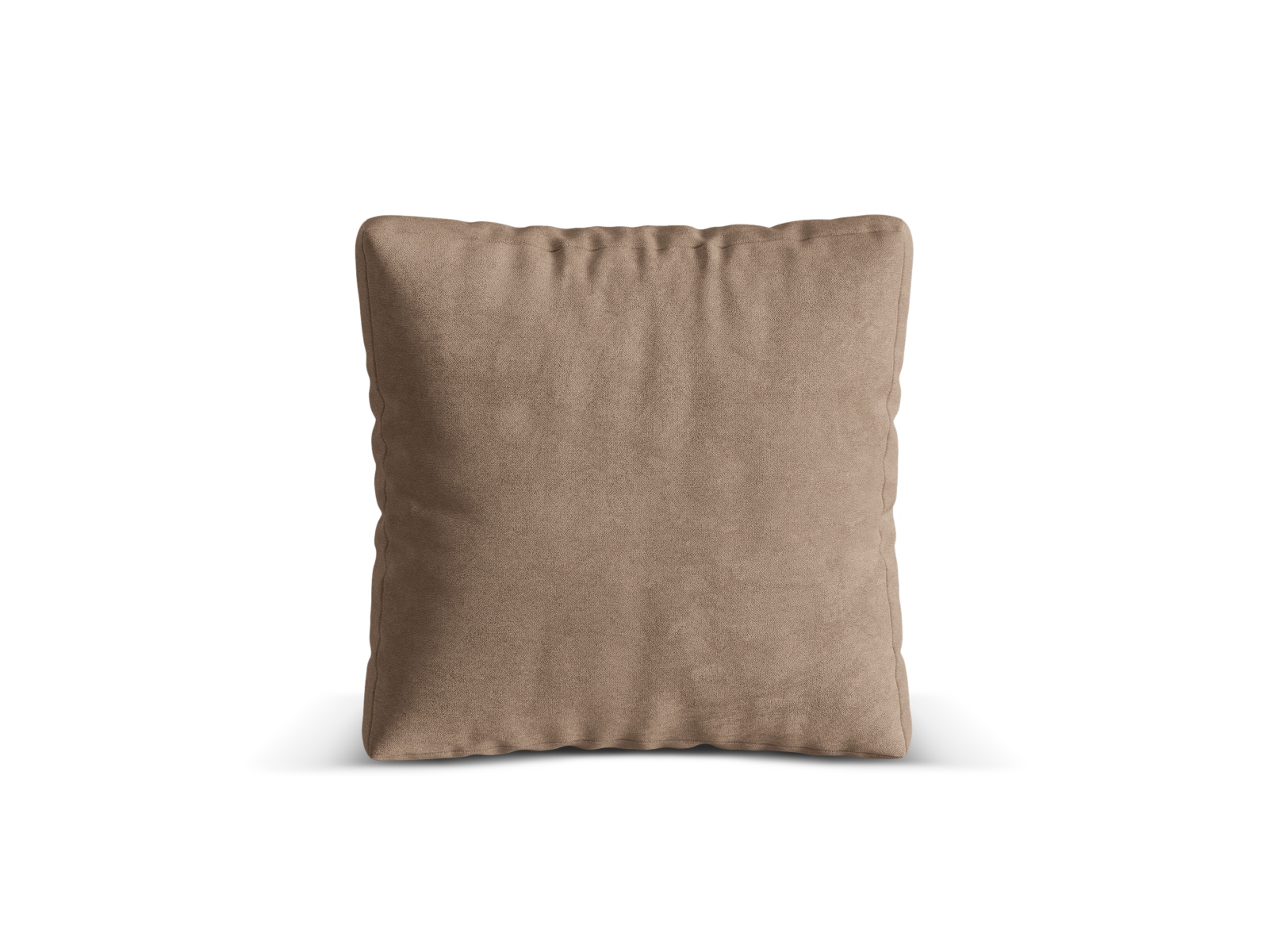 Micadoni Kissen Martina Samt Vogue Dunkelbeige 65x65 moebelfaktor