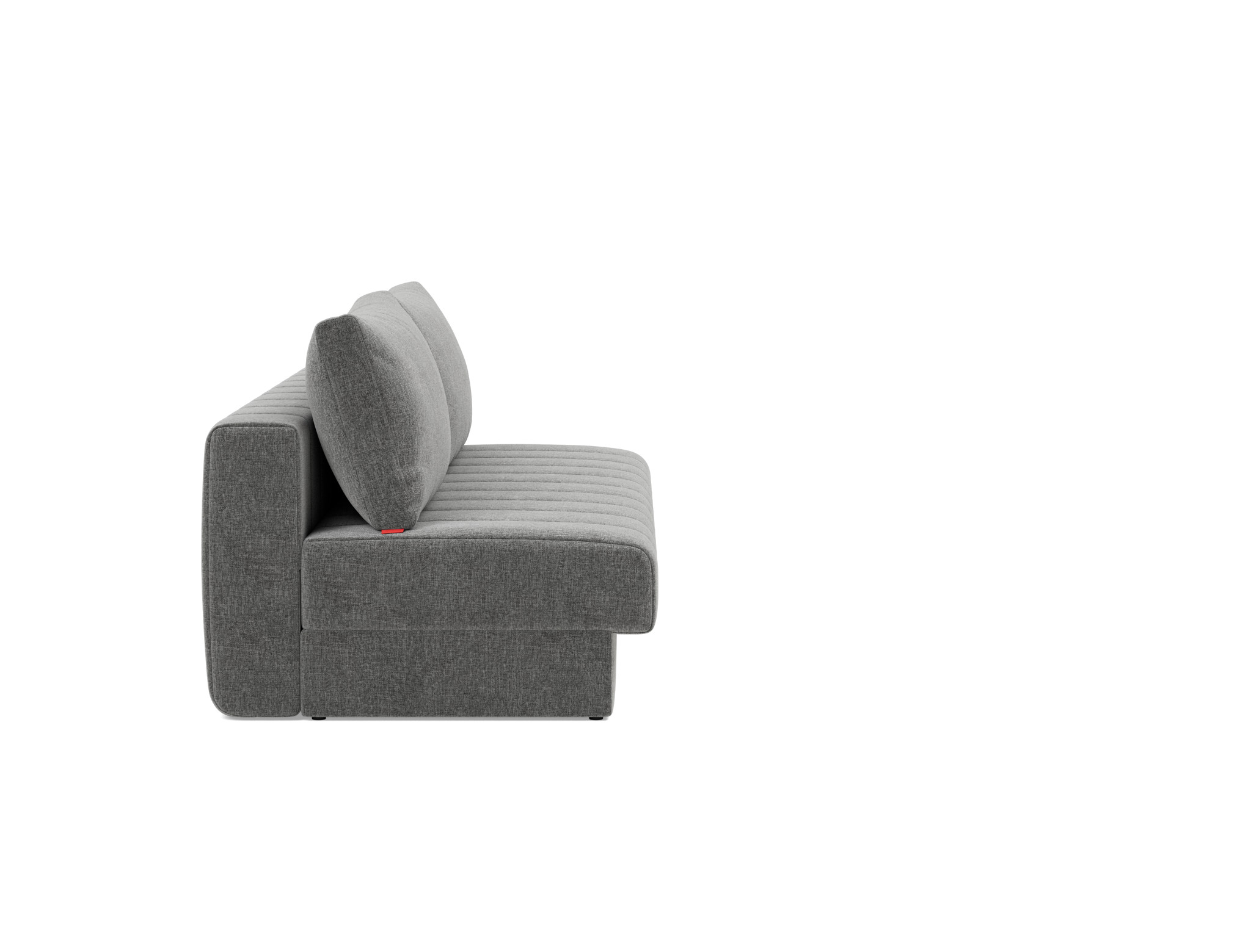 Schlafsofa Akello Strukturierter Stoff Twist 563-Charcoal
