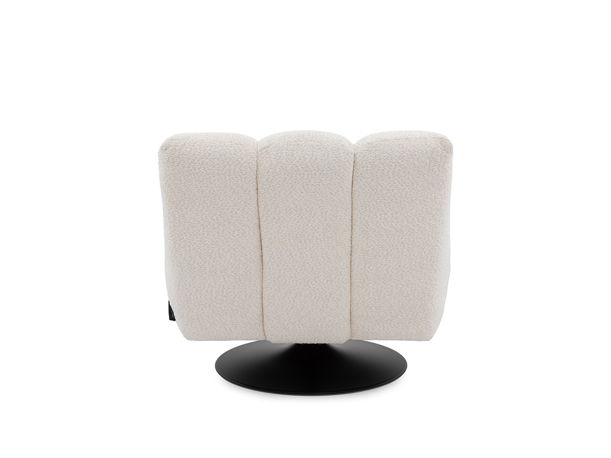 Bobochic Janissaire Sessel 79 × 89 cm Bouclé-Stoff Weiß