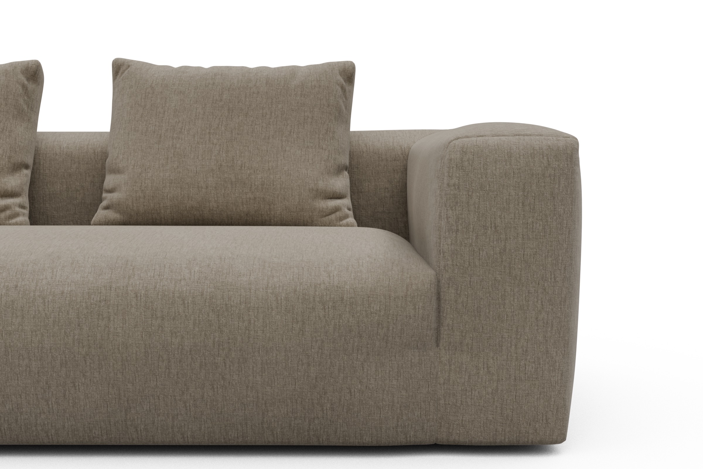 Sofa Fred 3-Sitzer Smooth-Beige