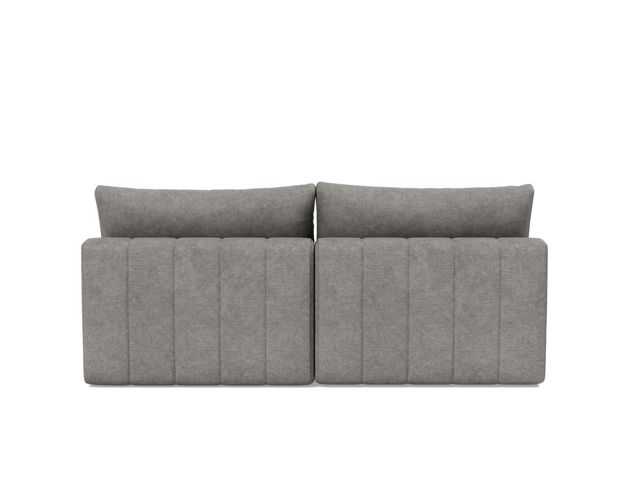 Schlafsofa Akello mit Chaiselongue Flachgewebe Avella 282-Warm-Grey