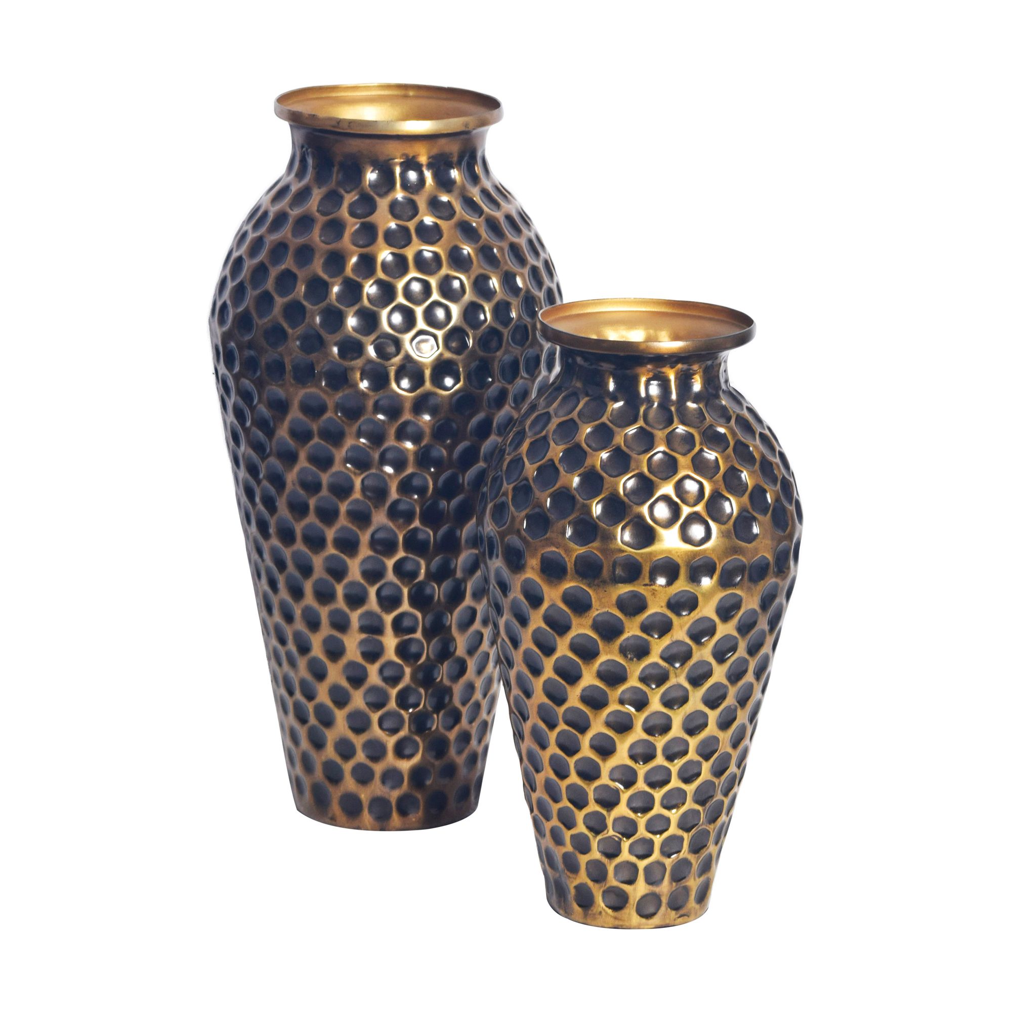 Tischvase Husavik Aluminium Gold Ø 26 cm