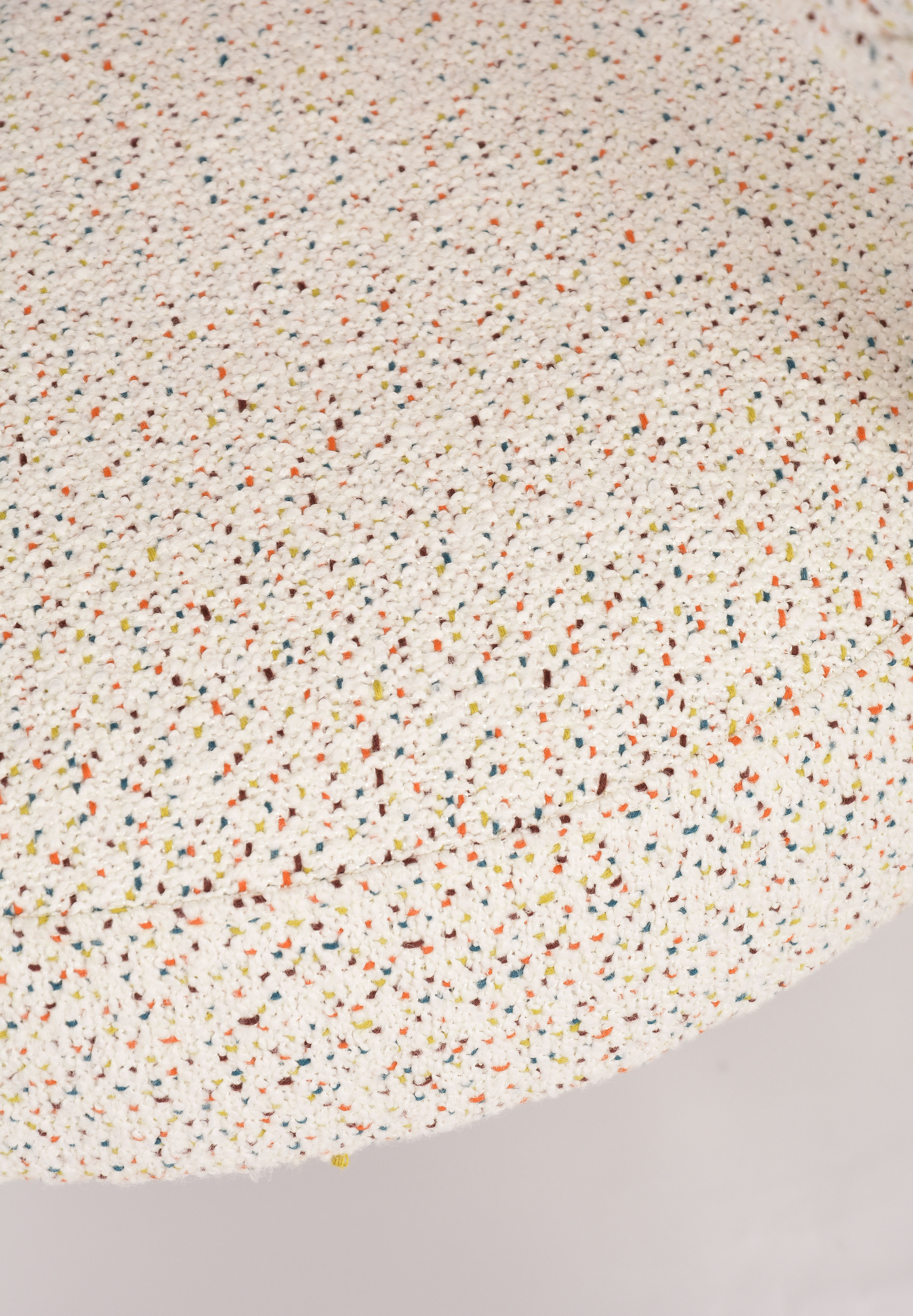 Livin Hill Polsterstuhl Leith 62 × 58 × 80 cm Helles Creme, farbige Fäden