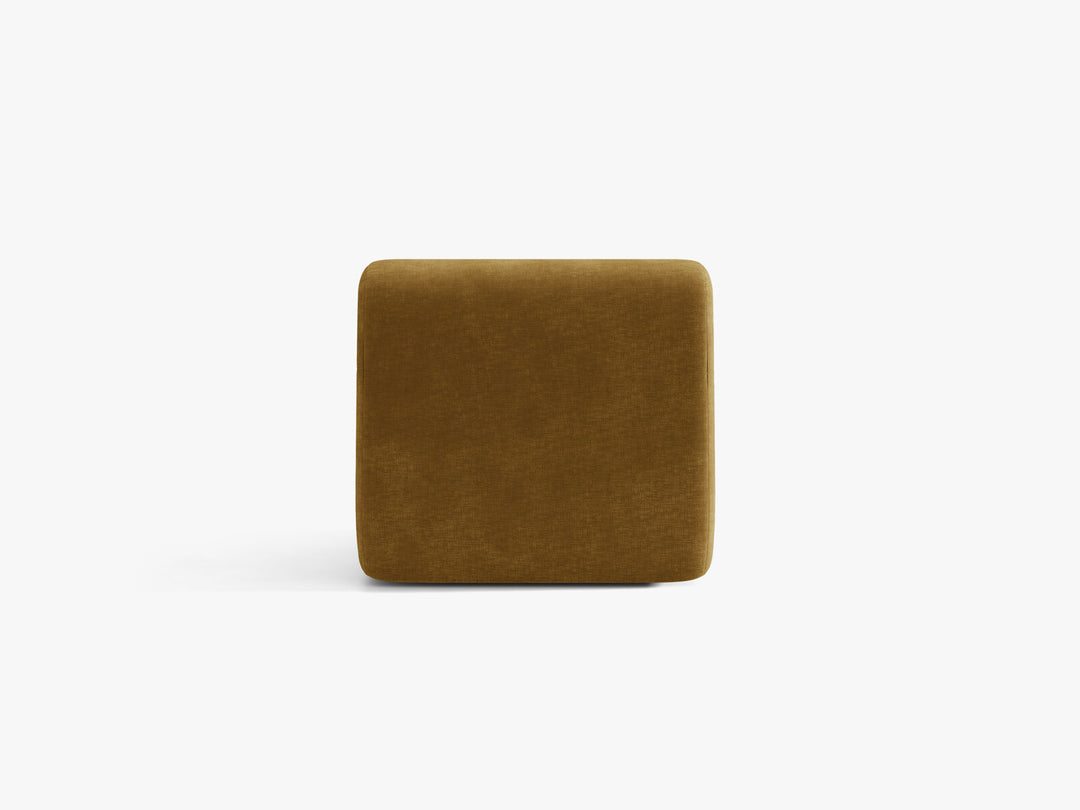 Micadoni Neo Sofamodul armlos Chenille Golden Senf