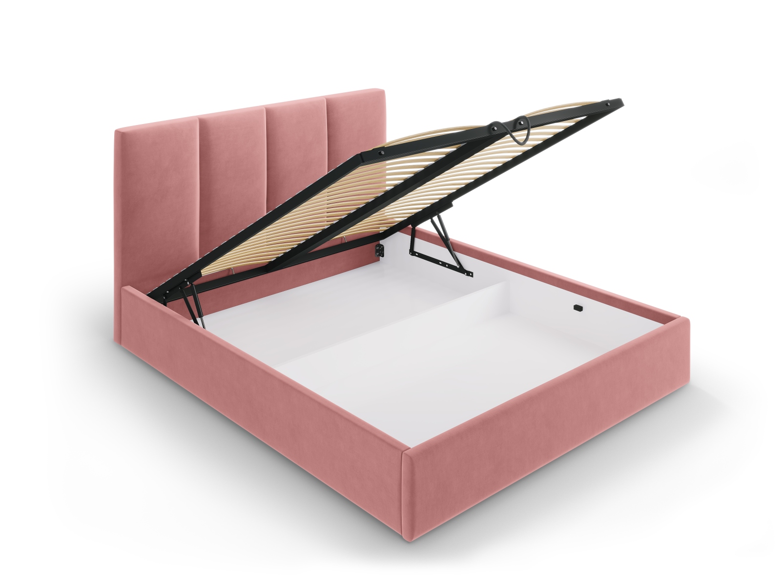 Micadoni Bett Pyla Samt Rosa 140x200