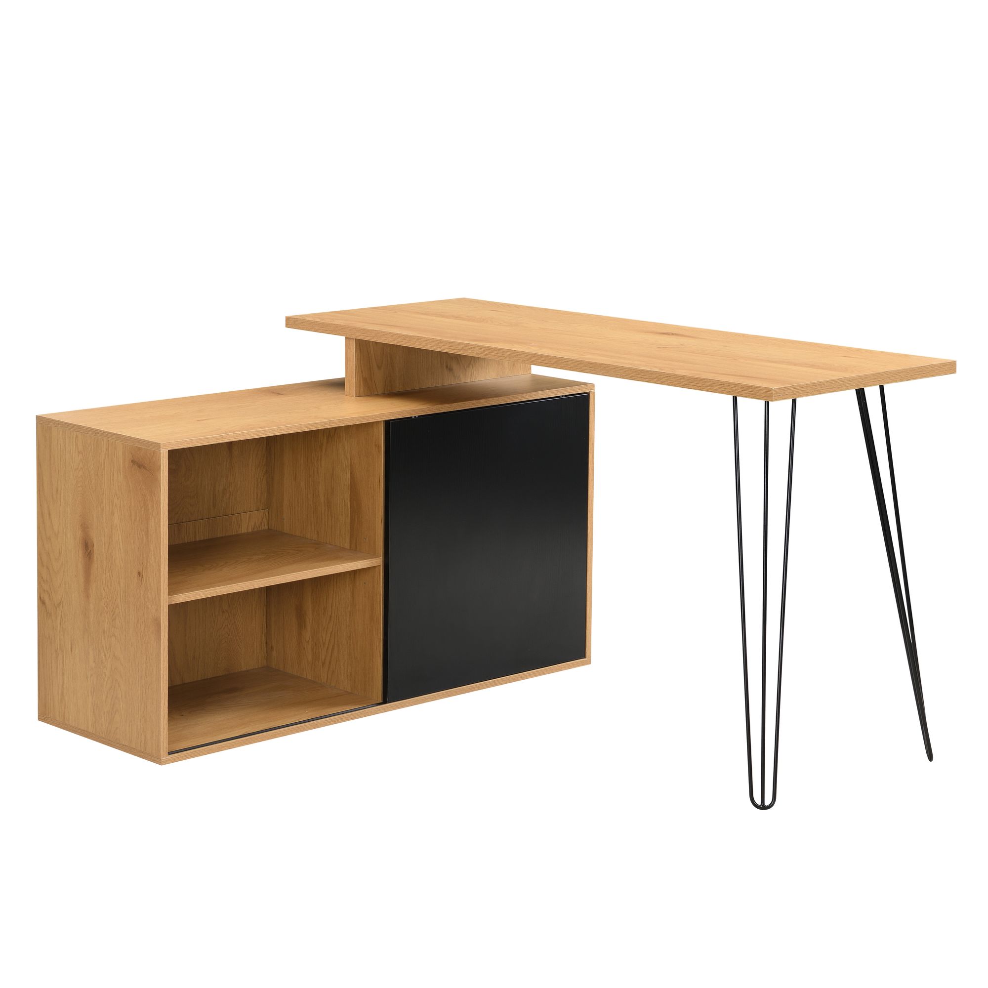 Schreibtisch Sorumsand Braun 130 × 110 × 74,5 cm