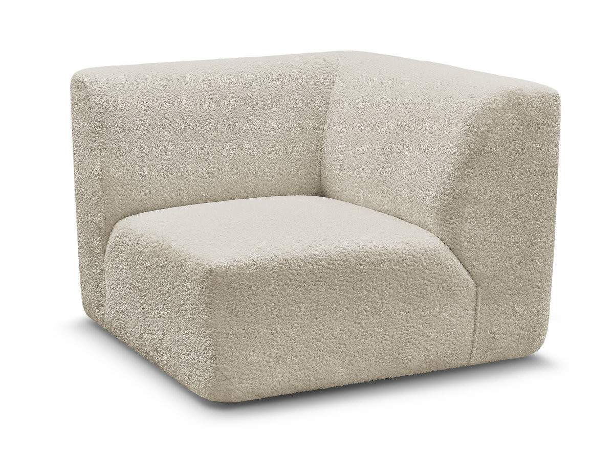 Bobochic Anda Sofa 1-Sitzer Chenille Beige