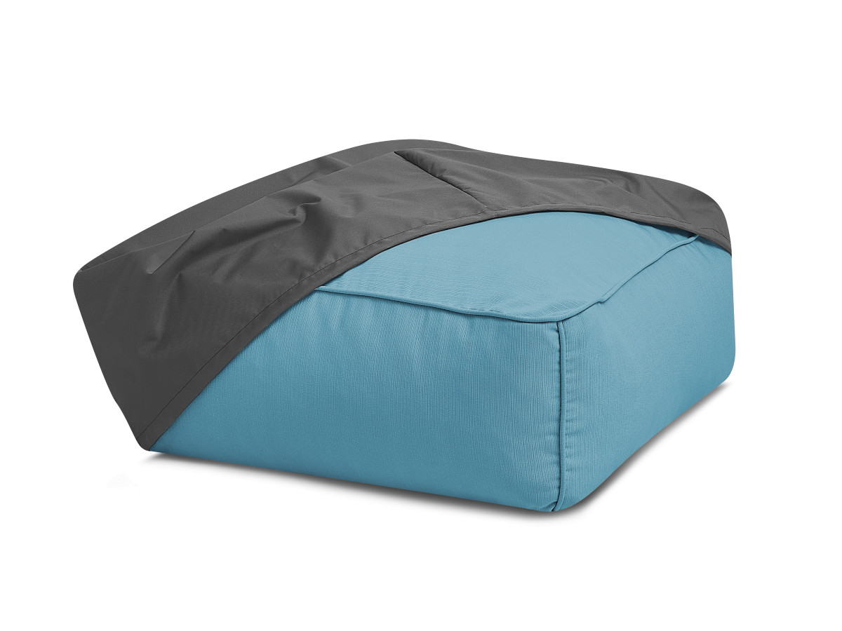 Bobochic Giulia Pouf Stoff Hellblau