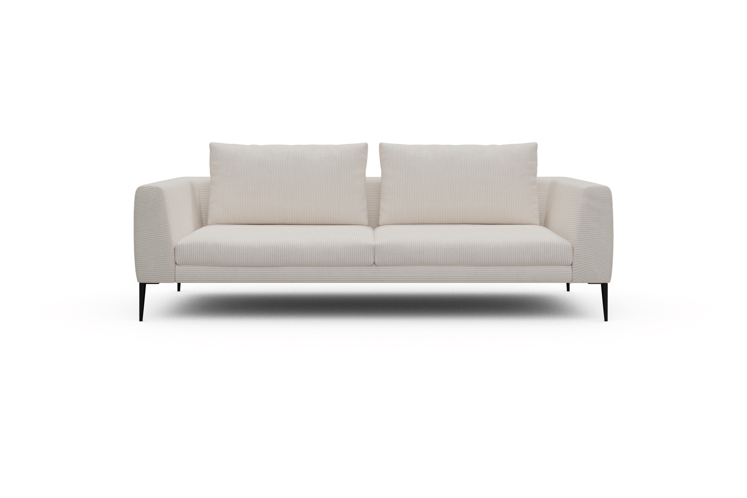 Skandi Home Sofa Paul 3-Sitzer Corduroy-Ivory moebelfaktor