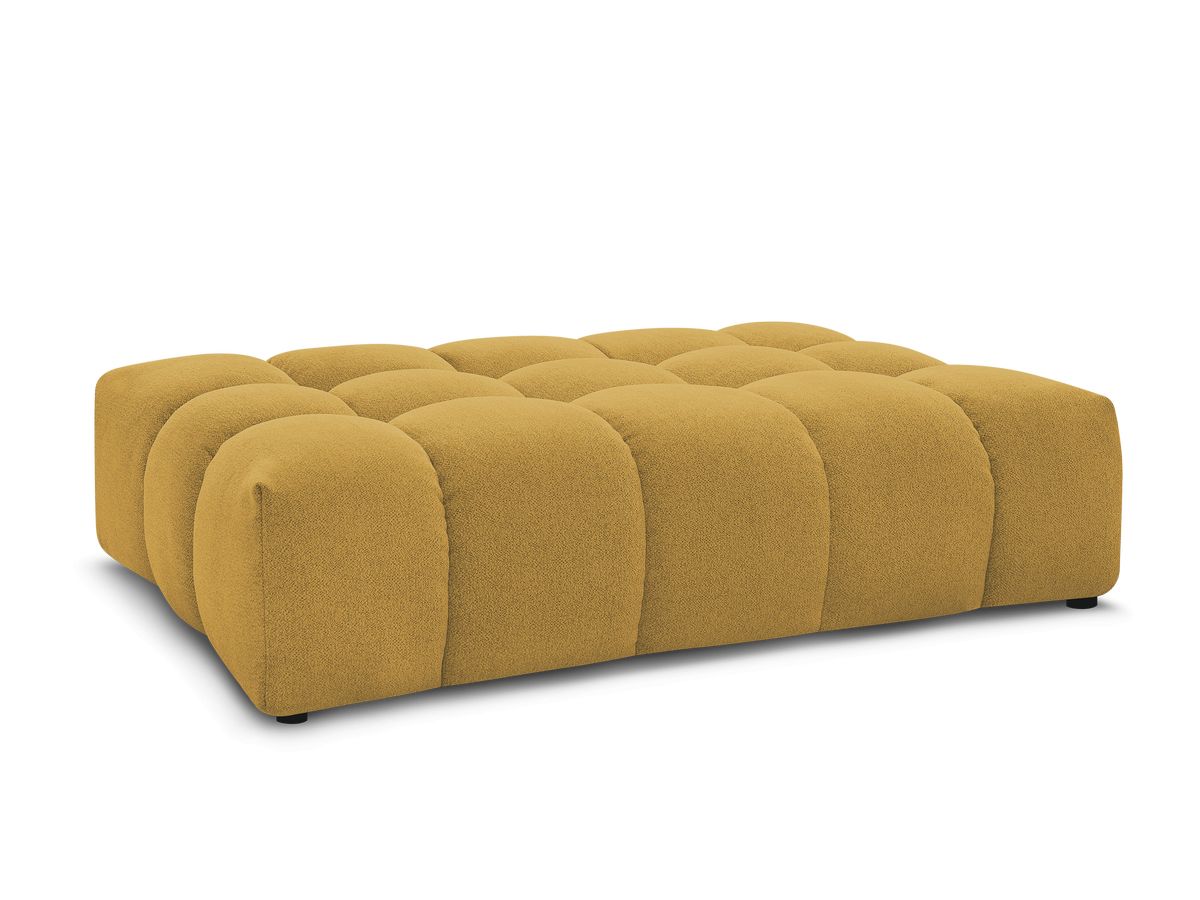Bobochic Everest Pouf 166 × 100 cm Melange-Stoff Gelb