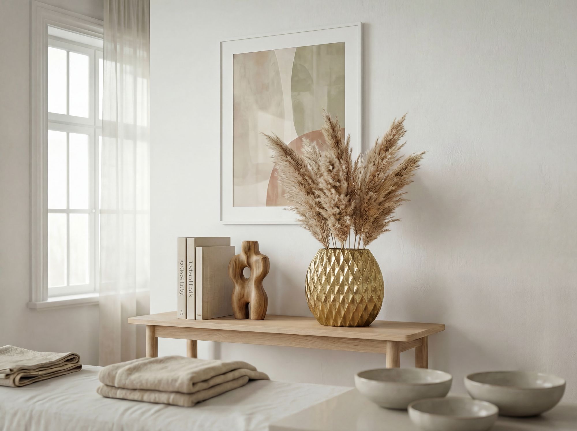 Tischvase Myking Aluminium Gold Ø 34 cm