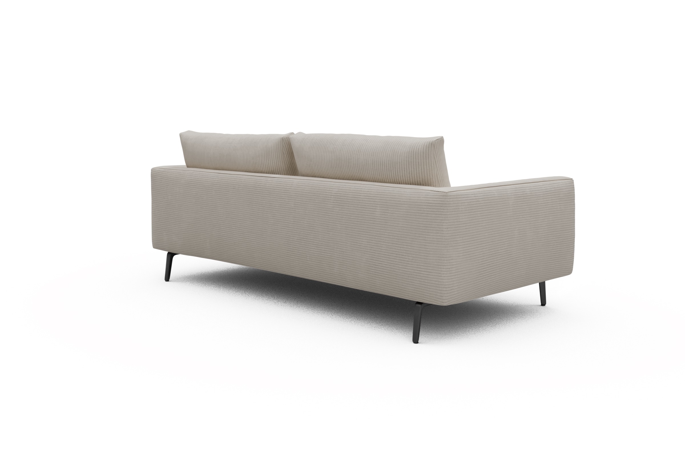 Sofa Karl 3-Sitzer Corduroy-Ivory
