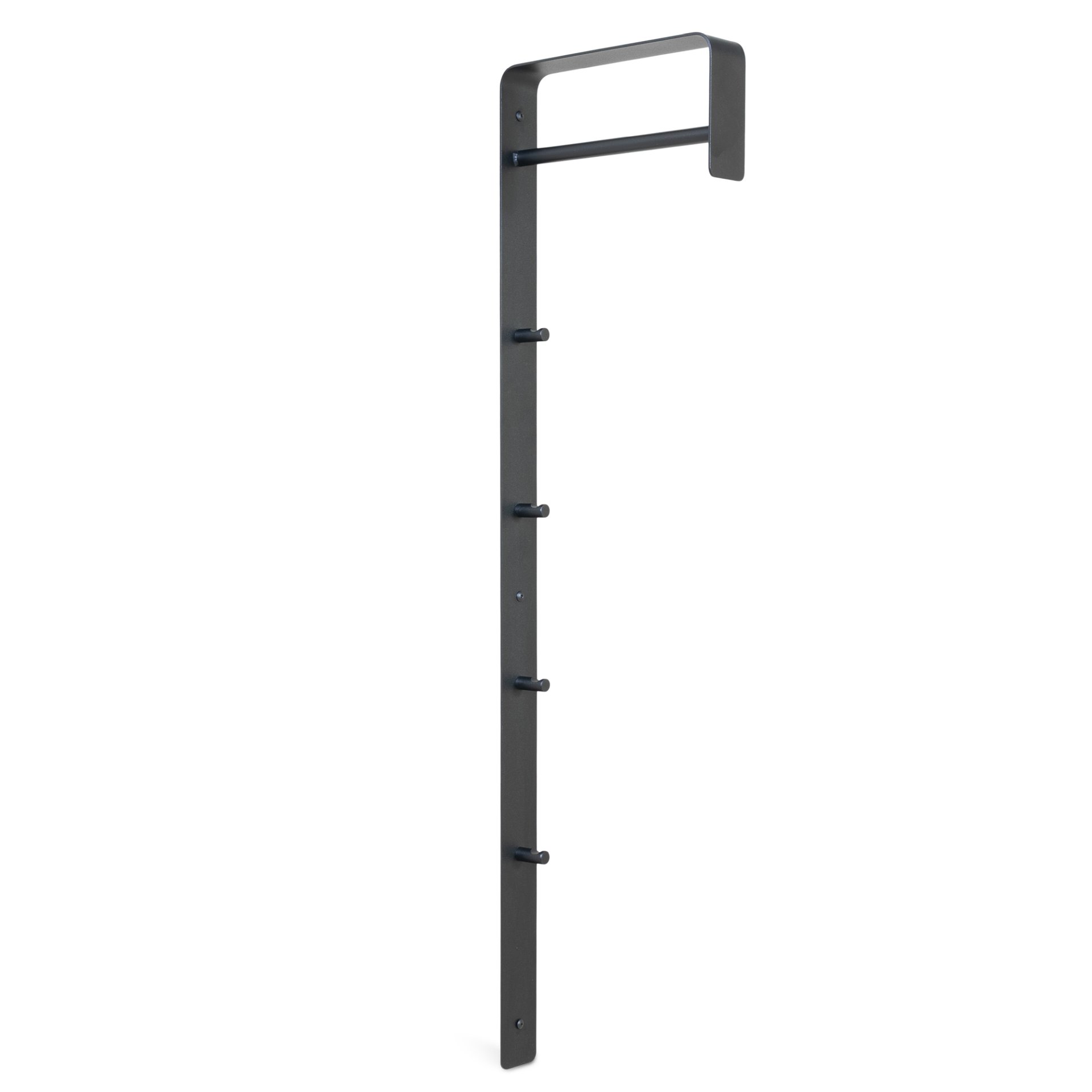 Spinder Design Wandgarderobe Arcus Bar Schwarz