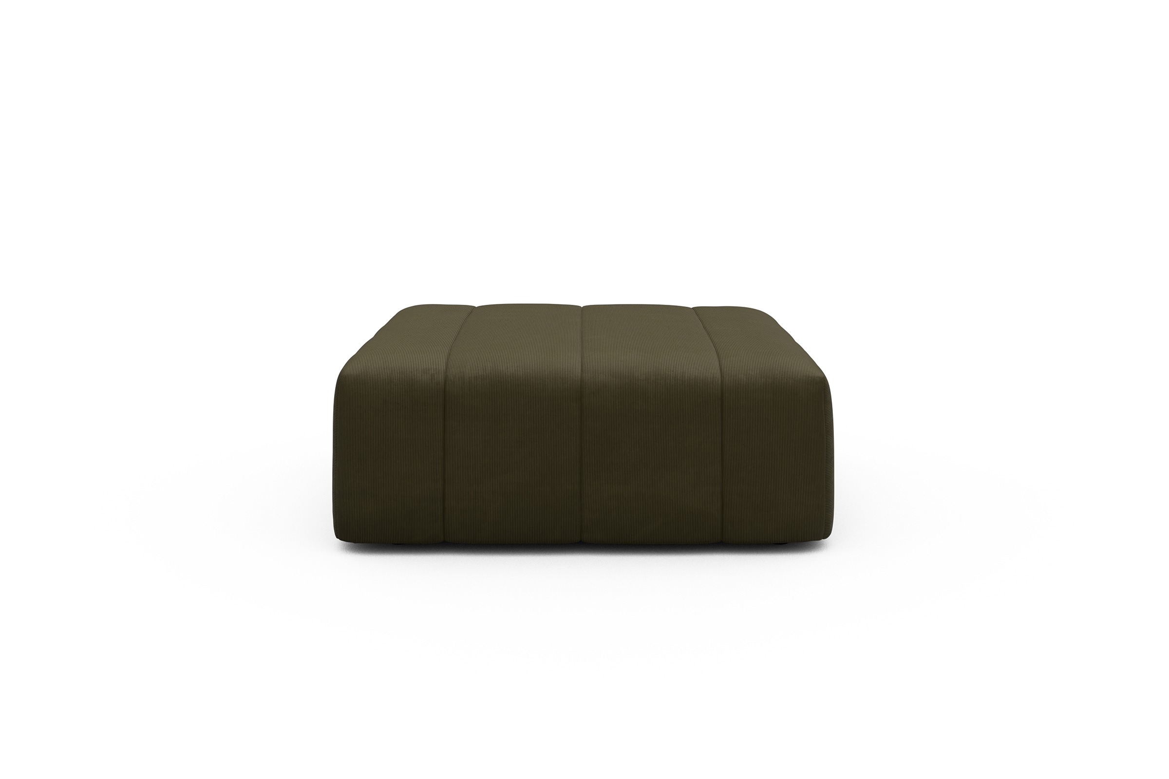 Sitzhocker Hugo Ottomane Cordufine-Pine-Green