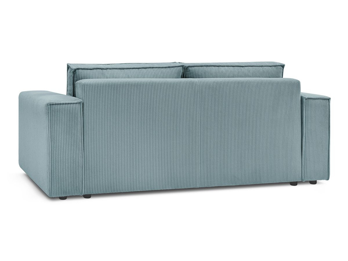 Bobochic Nihad Sofa 2-Sitzer Cordsamt Hellblau