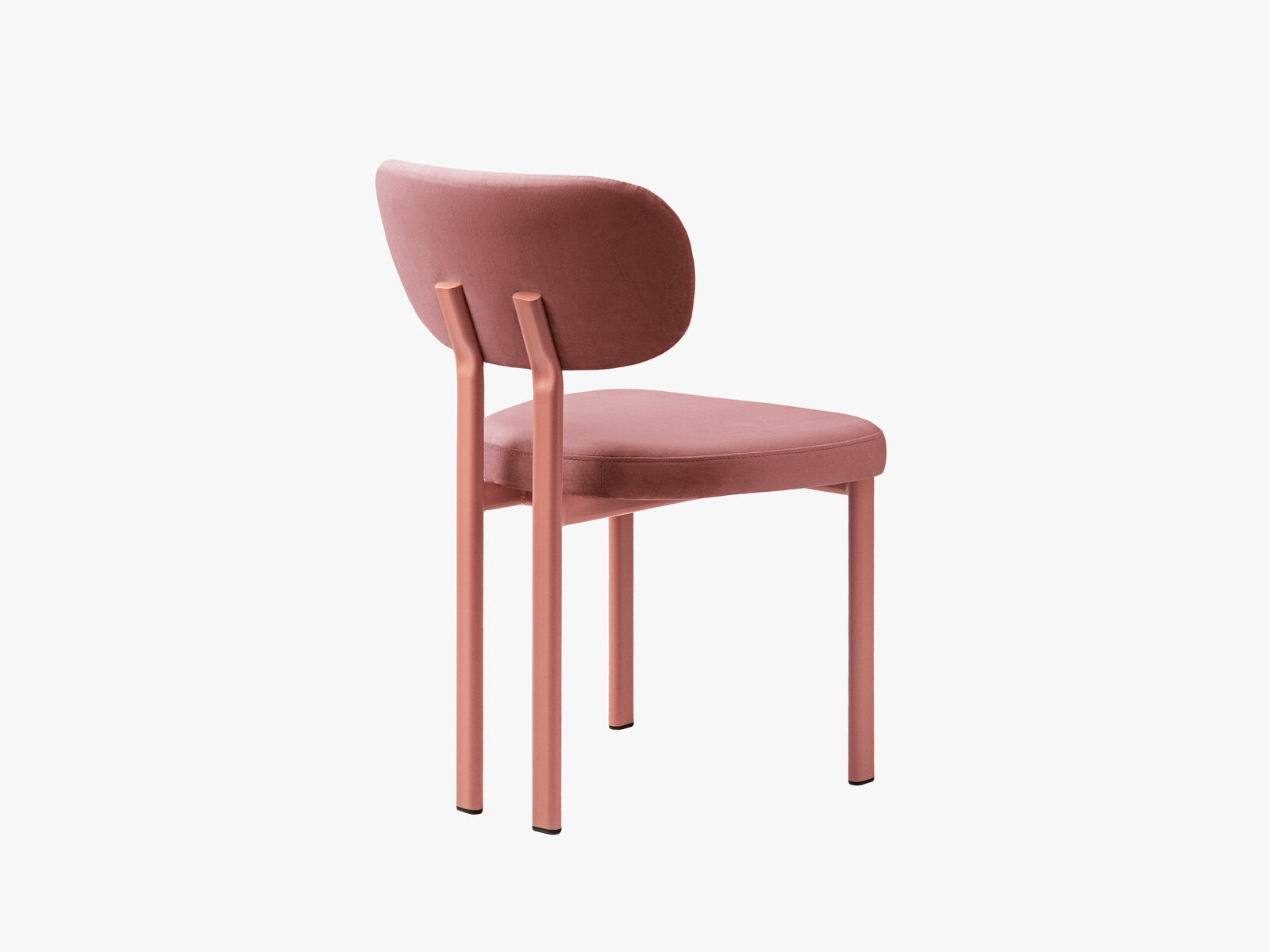 Micadoni Stuhl Sam Samt Magic Velvet Rosa Flamingo