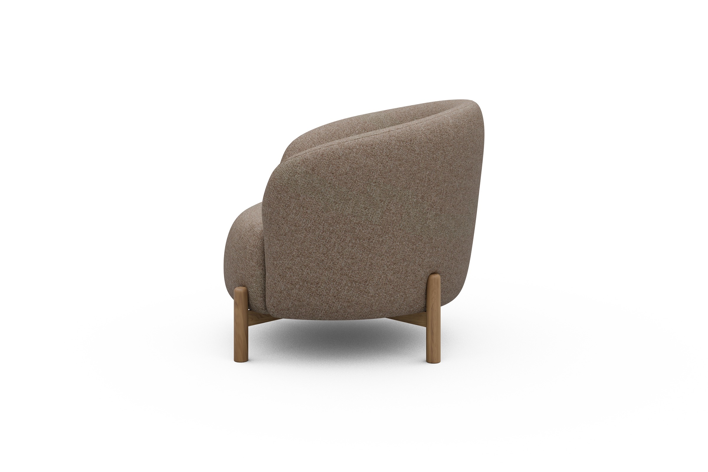 Sessel Ronda Holzbeine Eiche Natur Sama-Antelope